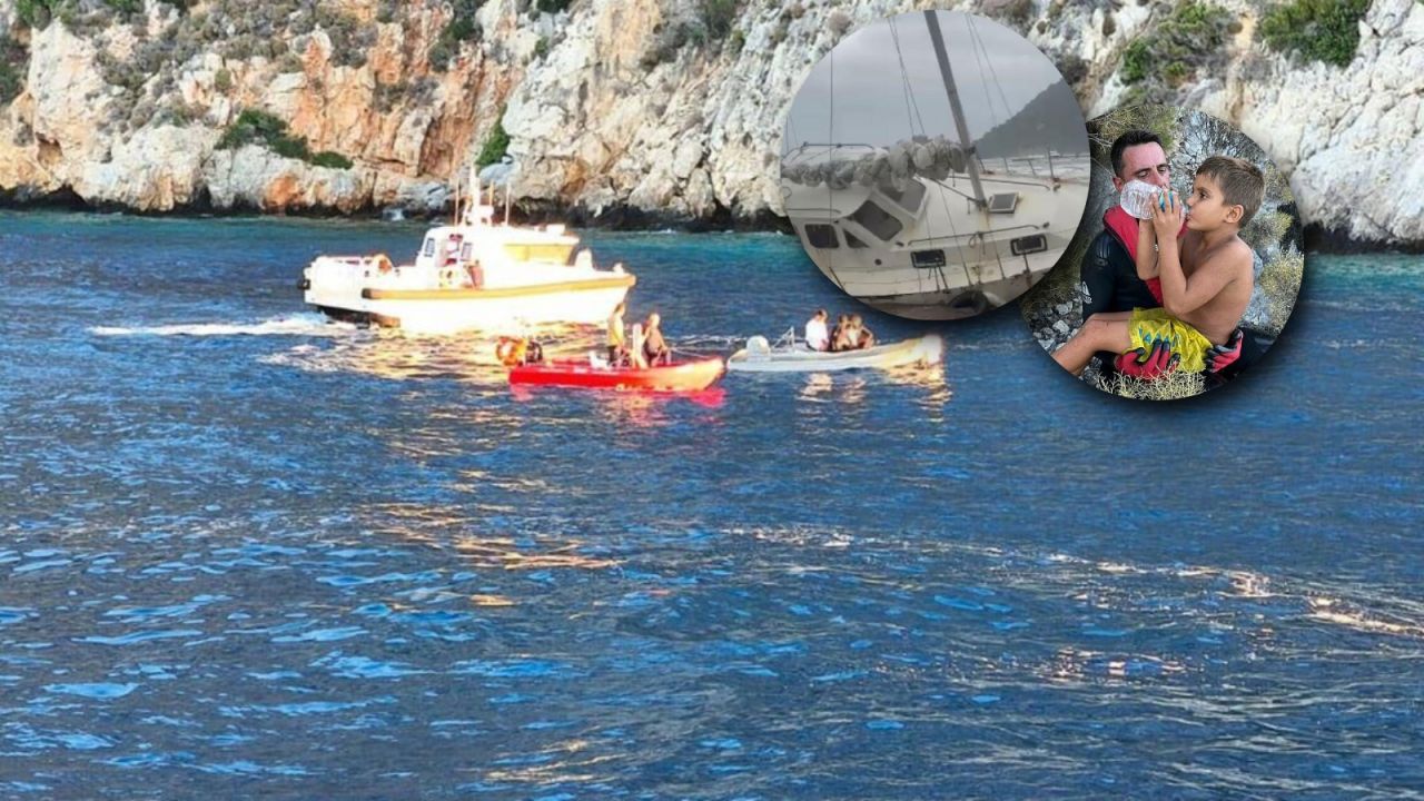 Muğla Milas'ta tekne faciası!  6 kişi yüzerek kurtuldu… Kayıp çocuklardan haber var! 1