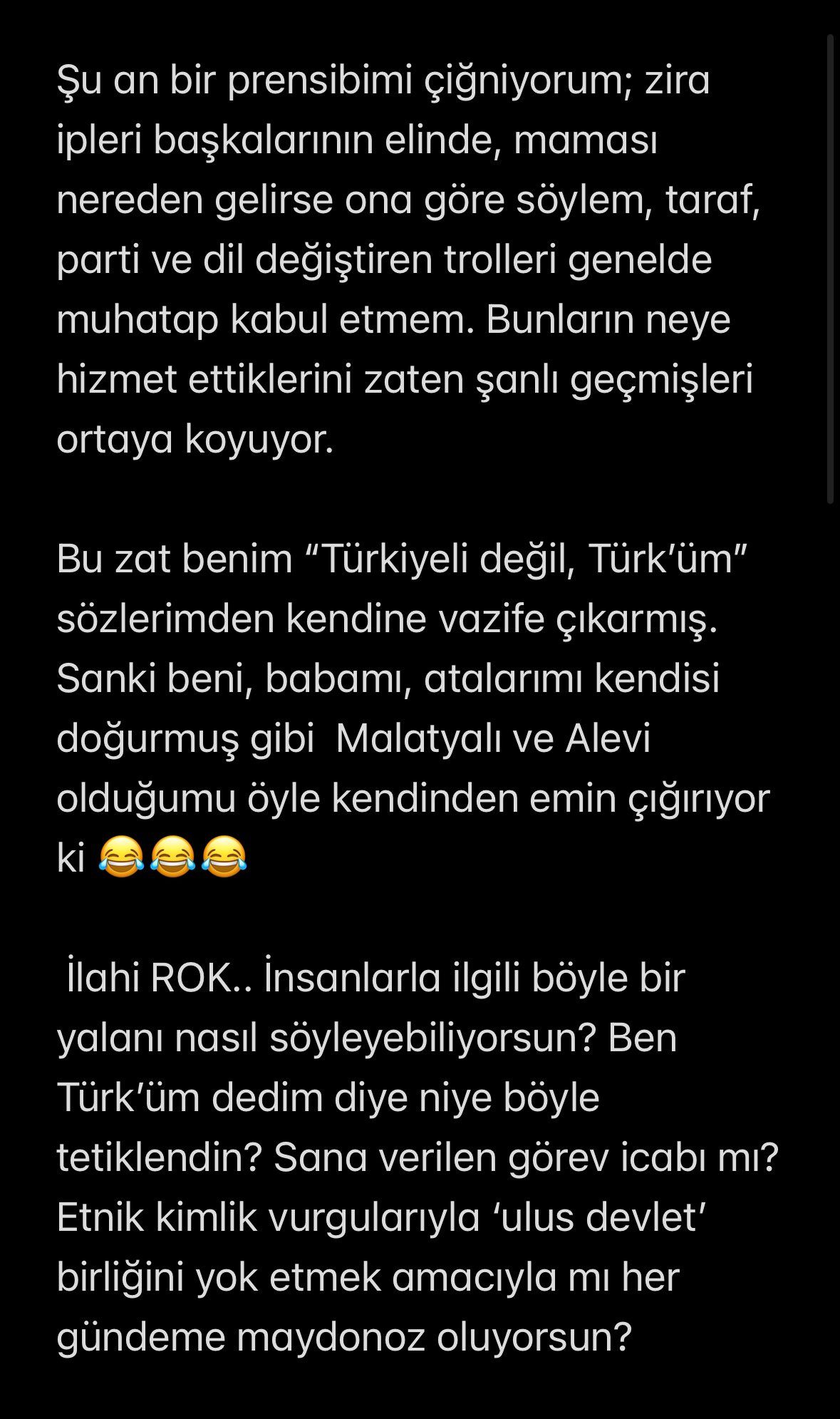 Defne Samyeli, 'Türkiyeli falan değilim, Türk'üm' çıkışı sonrası 'Malatyalı Alevi' diyen Rasim Ozan Kütahyalı'ya fena patladı 3