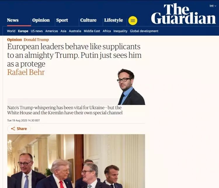 Avrupa liderleri “kuş beyinli” diplomasiyle mi hareket ediyor? İngiliz The Guardian’dan Trump analizinde sert eleştiri! 2
