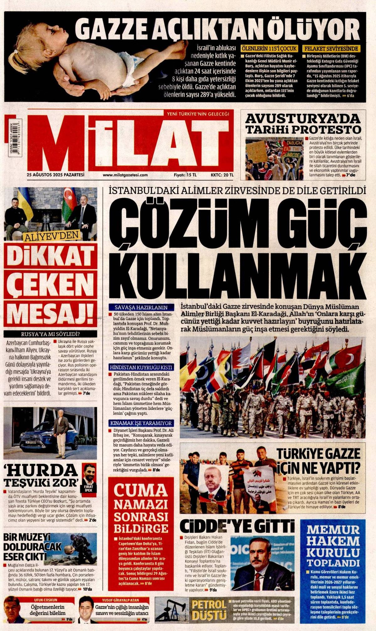 Boğaz'da zafer geçişi manşetlerde! Mavi Vatan gururu... 19