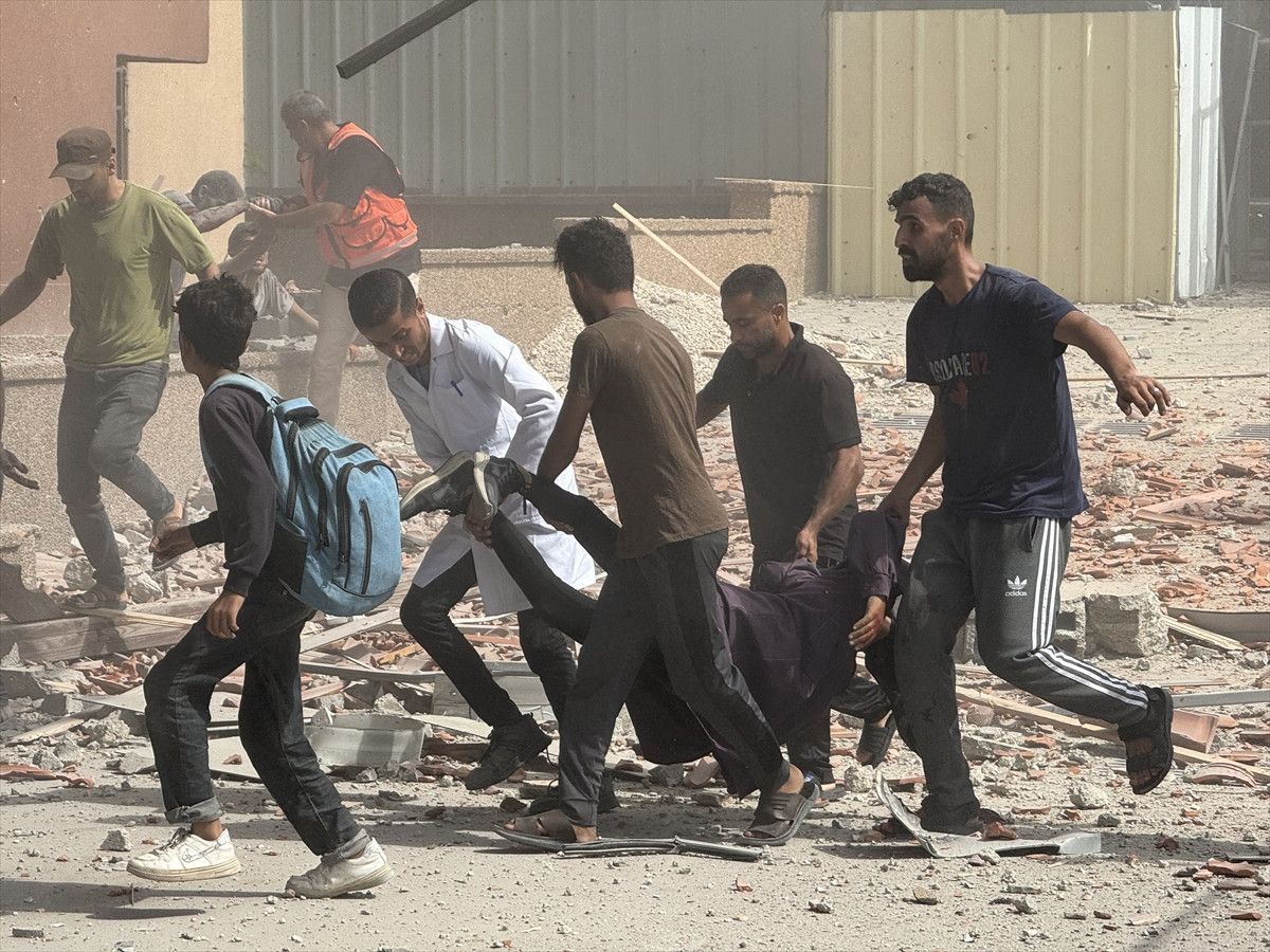 Kare kare İsrail vahşeti... Peş peşe bombalanan Nasır Hastanesi'nden kahreden görüntüler! 1