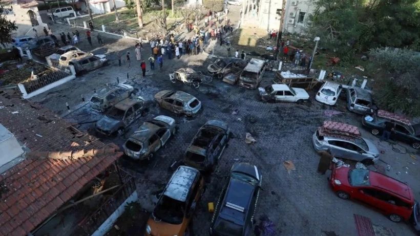 Kare kare İsrail vahşeti... Peş peşe bombalanan Nasır Hastanesi'nden kahreden görüntüler! 4