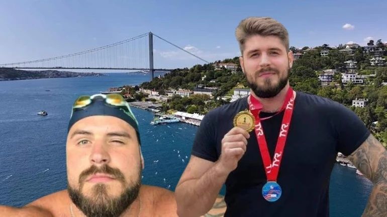 İstanbul Boğazı’nda kaybolan Rus yüzücü Nikolai Svechnikov’un son görüntüleri ortaya çıktı! Otel lobisinden vapura... 2