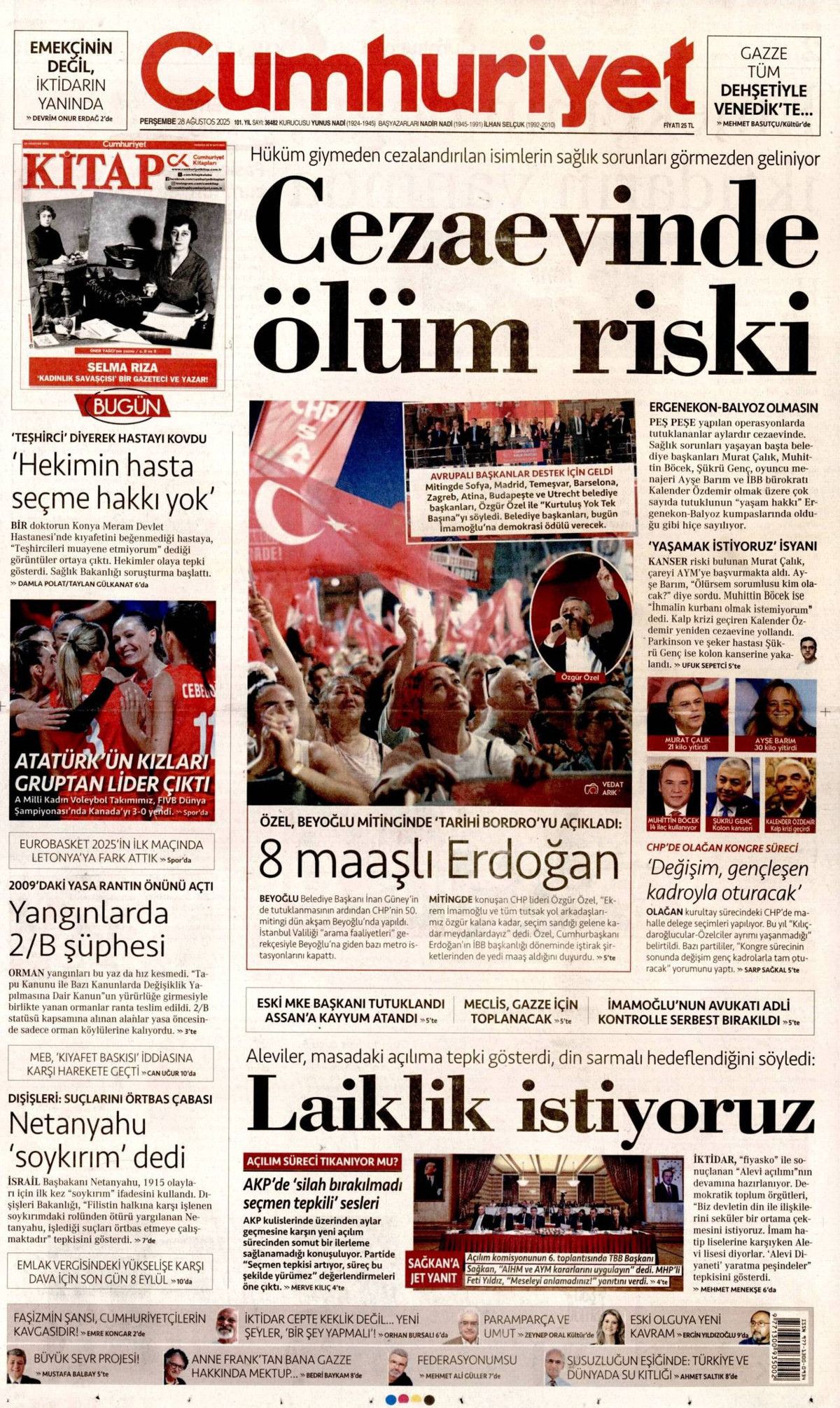 Gök vatana çelik göz: Türkiye'nin gurur günü manşetlerde! 9