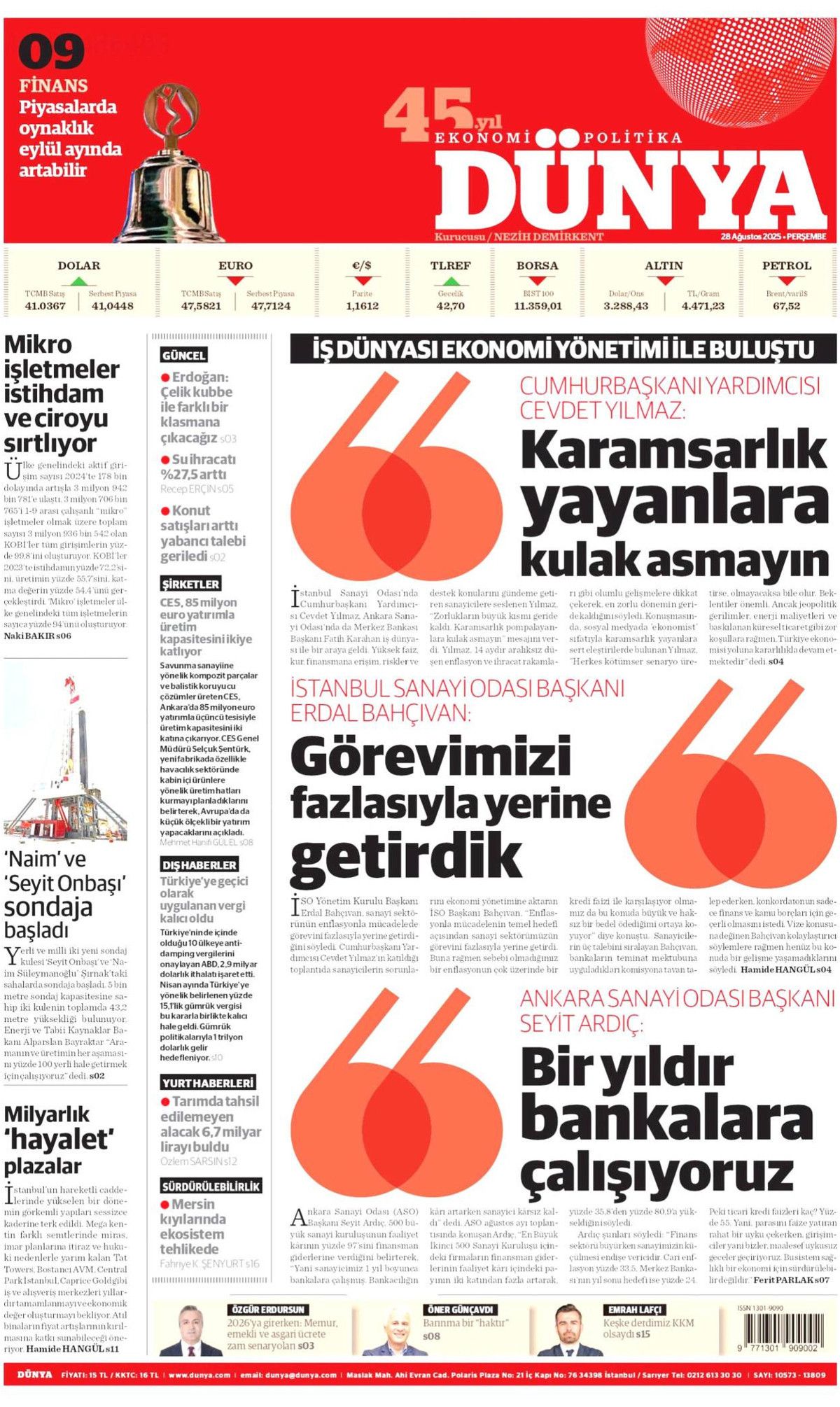 Gök vatana çelik göz: Türkiye'nin gurur günü manşetlerde! 16