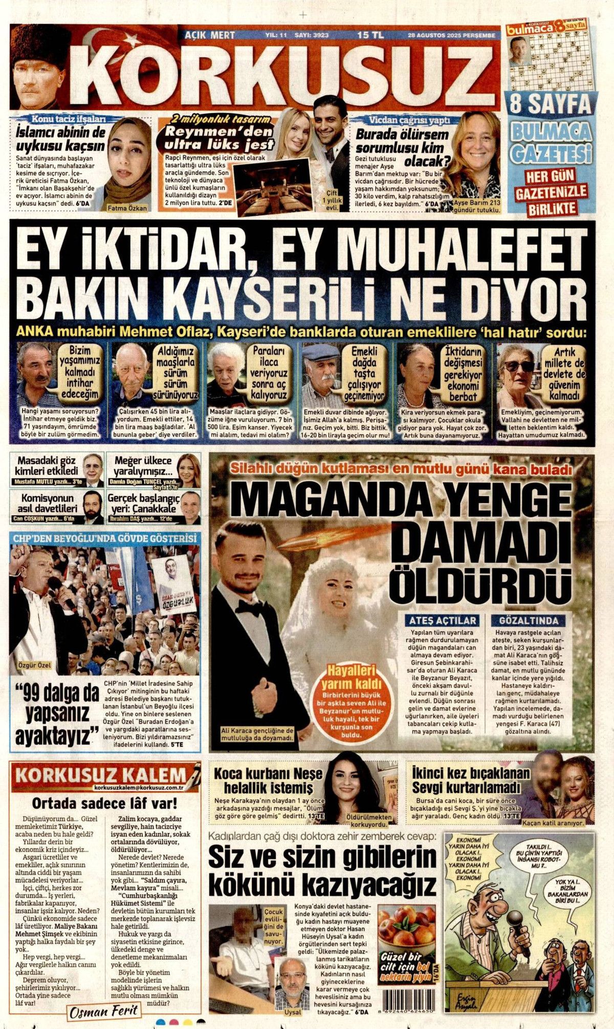 Gök vatana çelik göz: Türkiye'nin gurur günü manşetlerde! 19