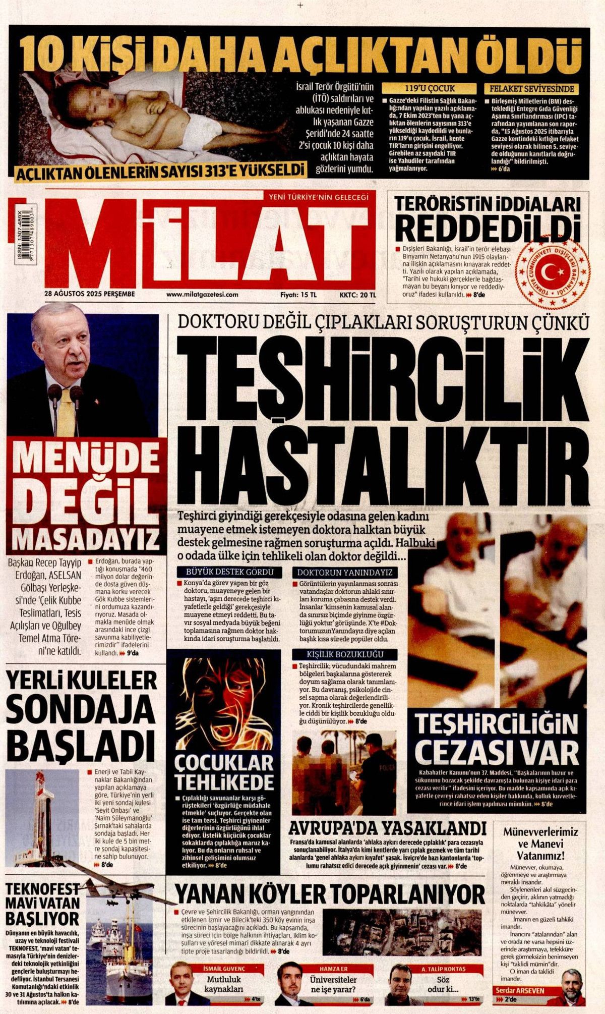 Gök vatana çelik göz: Türkiye'nin gurur günü manşetlerde! 14