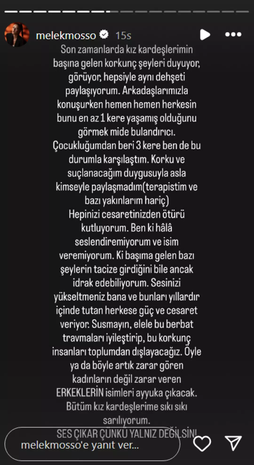 Melek Mosso'dan taciz itirafı! ''Çocukluğumdan beri üç kere yaşadım'' 4