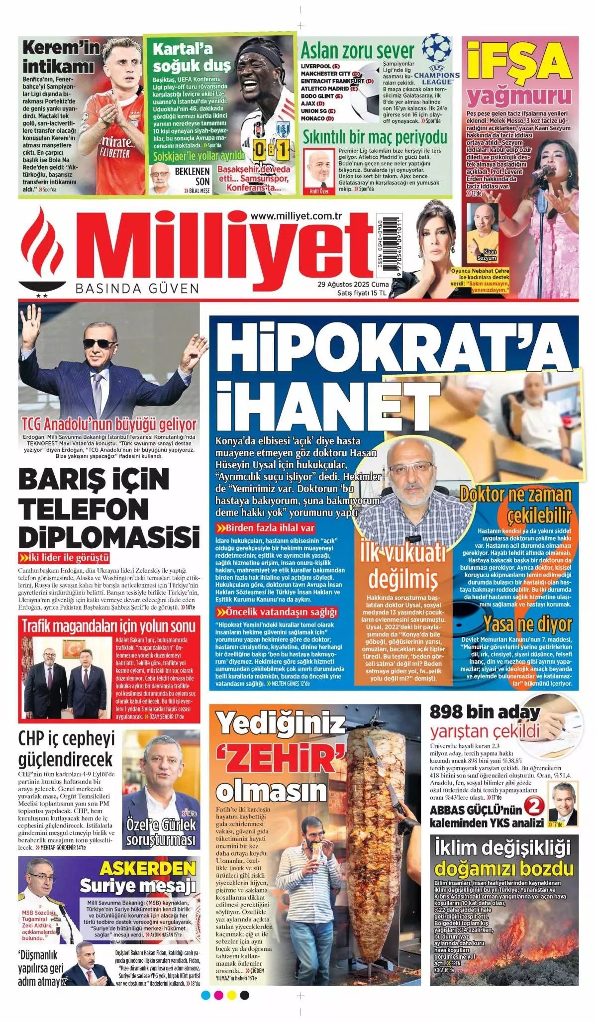 Türkiye destan yazıyor... Hasımlarımız panik içinde! Teknofest MAVİ VATAN manşetlerde! 4