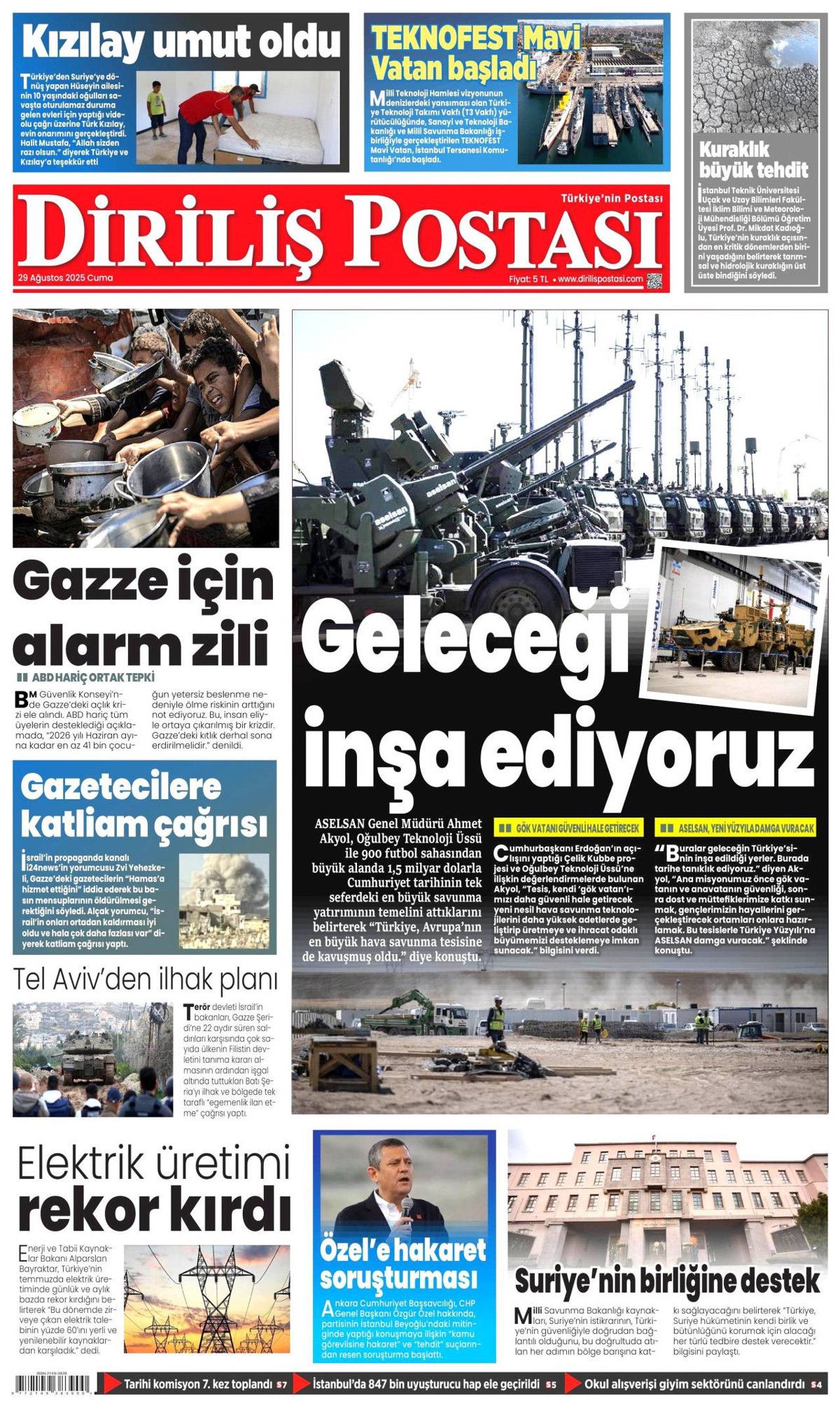 Türkiye destan yazıyor... Hasımlarımız panik içinde! Teknofest MAVİ VATAN manşetlerde! 17