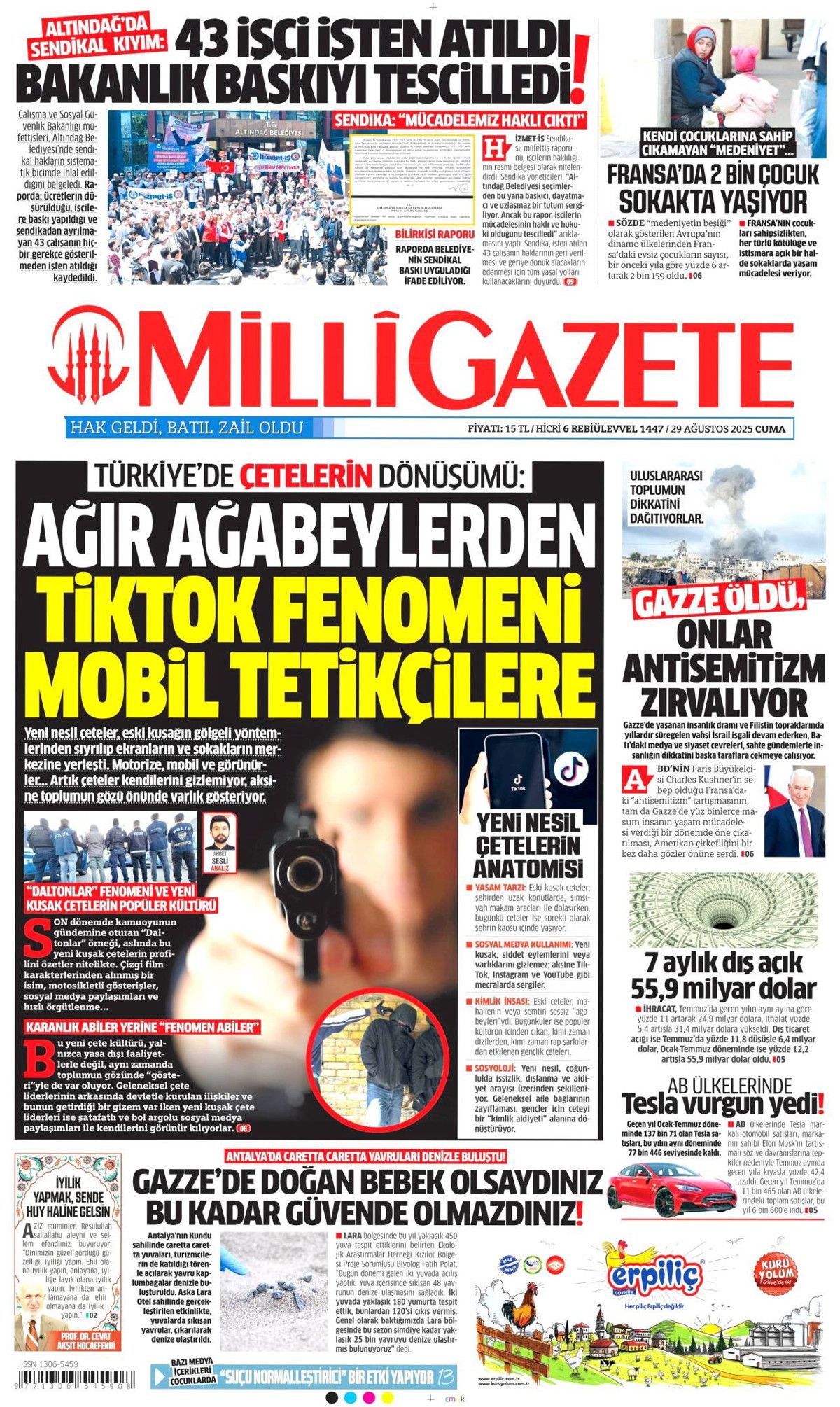 Türkiye destan yazıyor... Hasımlarımız panik içinde! Teknofest MAVİ VATAN manşetlerde! 11