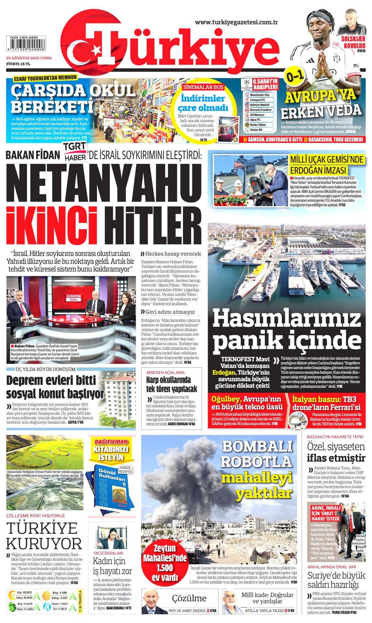 Türkiye destan yazıyor... Hasımlarımız panik içinde! Teknofest MAVİ VATAN manşetlerde! 2