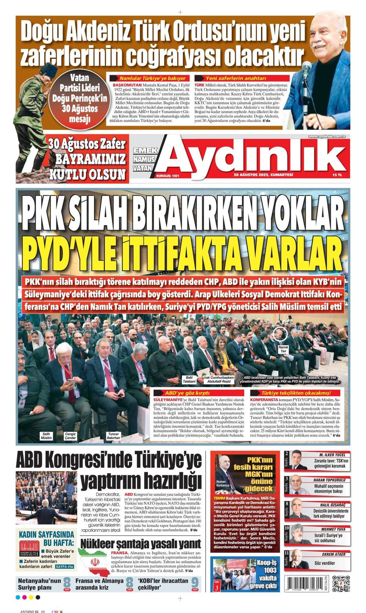 Manşetlerde 30 Ağustos coşkusu: Her adımda tarih yazdı! Büyük zaferin nefes kesen perde arkası... 8