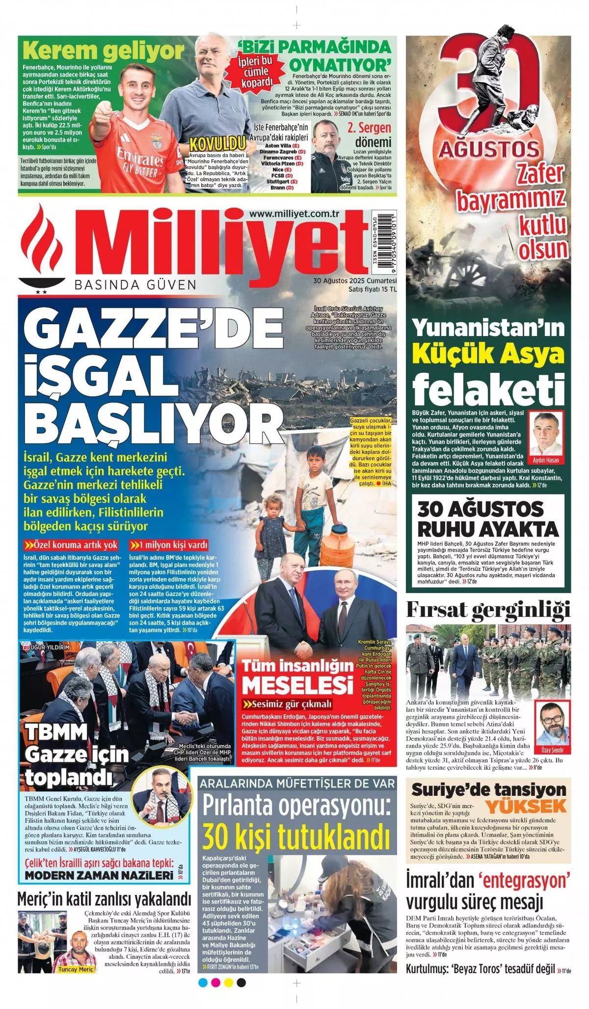 Manşetlerde 30 Ağustos coşkusu: Her adımda tarih yazdı! Büyük zaferin nefes kesen perde arkası... 2