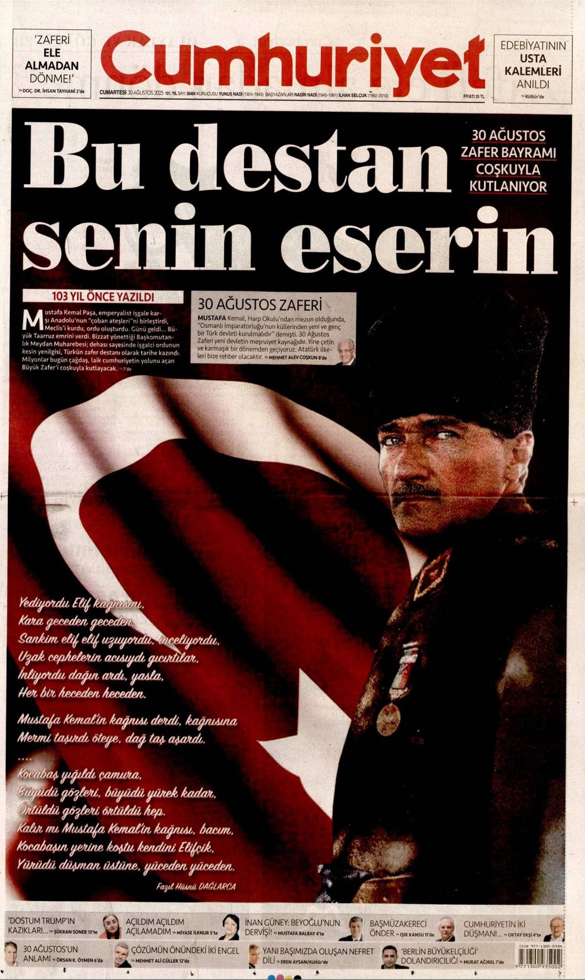 Manşetlerde 30 Ağustos coşkusu: Her adımda tarih yazdı! Büyük zaferin nefes kesen perde arkası... 4
