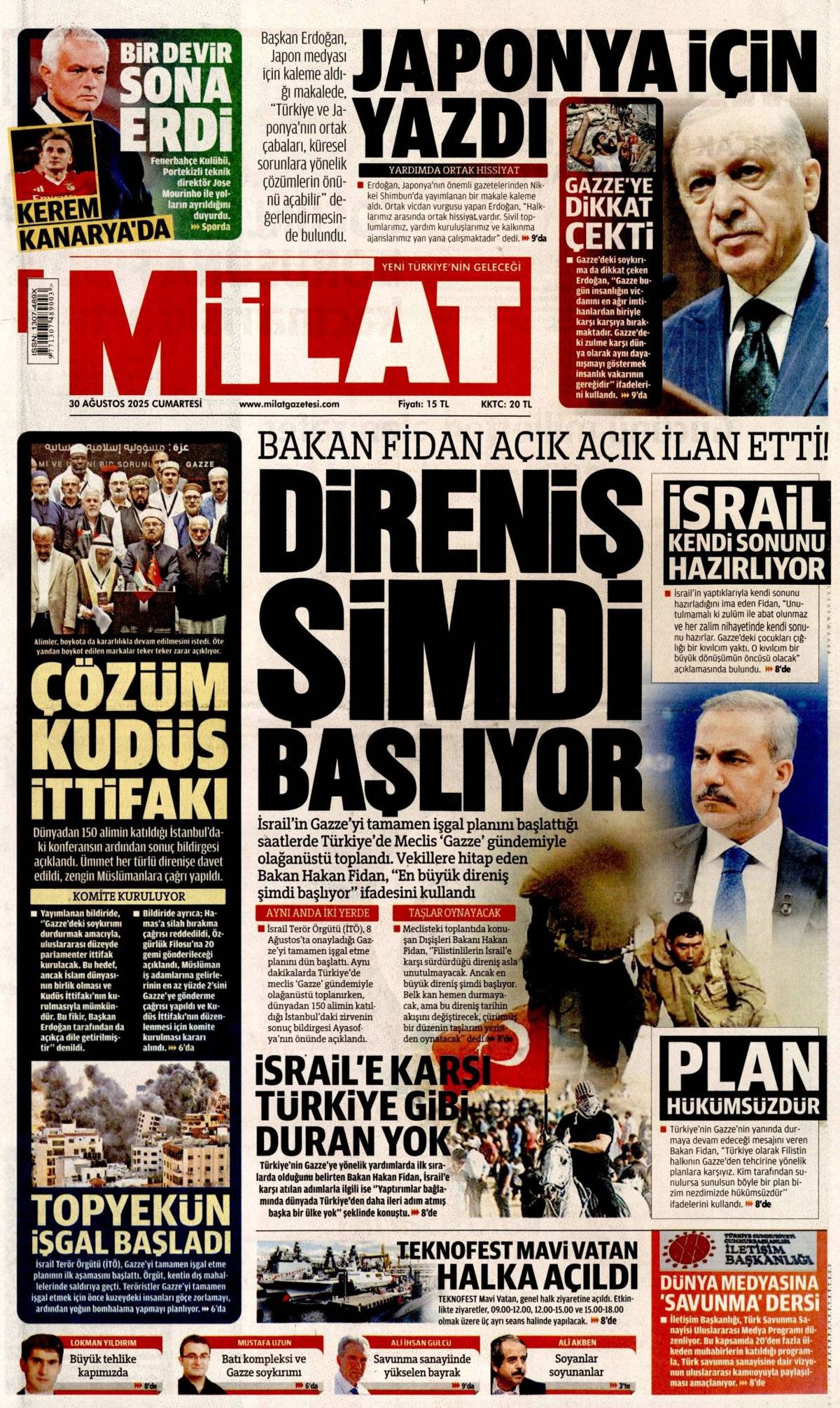 Manşetlerde 30 Ağustos coşkusu: Her adımda tarih yazdı! Büyük zaferin nefes kesen perde arkası... 20