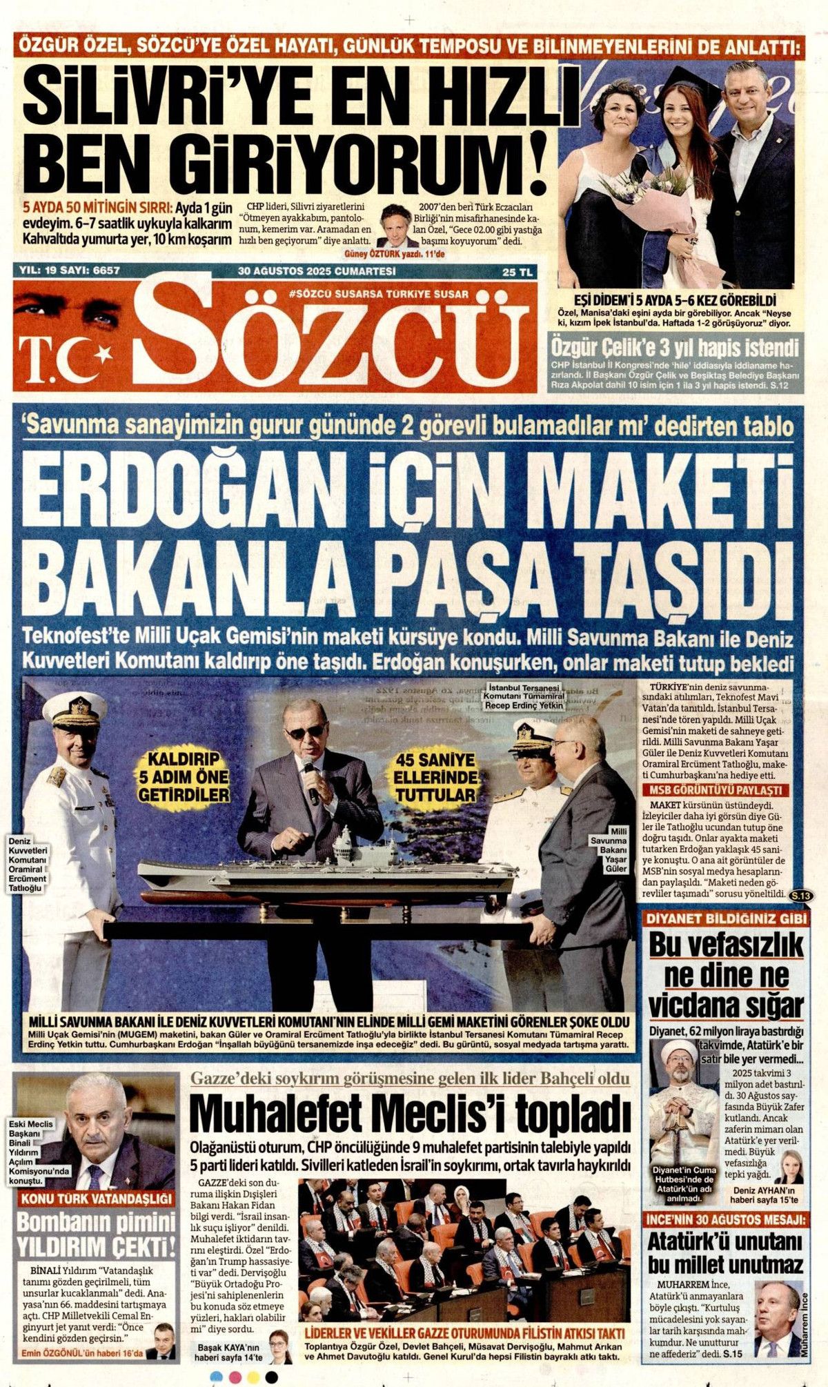 Manşetlerde 30 Ağustos coşkusu: Her adımda tarih yazdı! Büyük zaferin nefes kesen perde arkası... 6