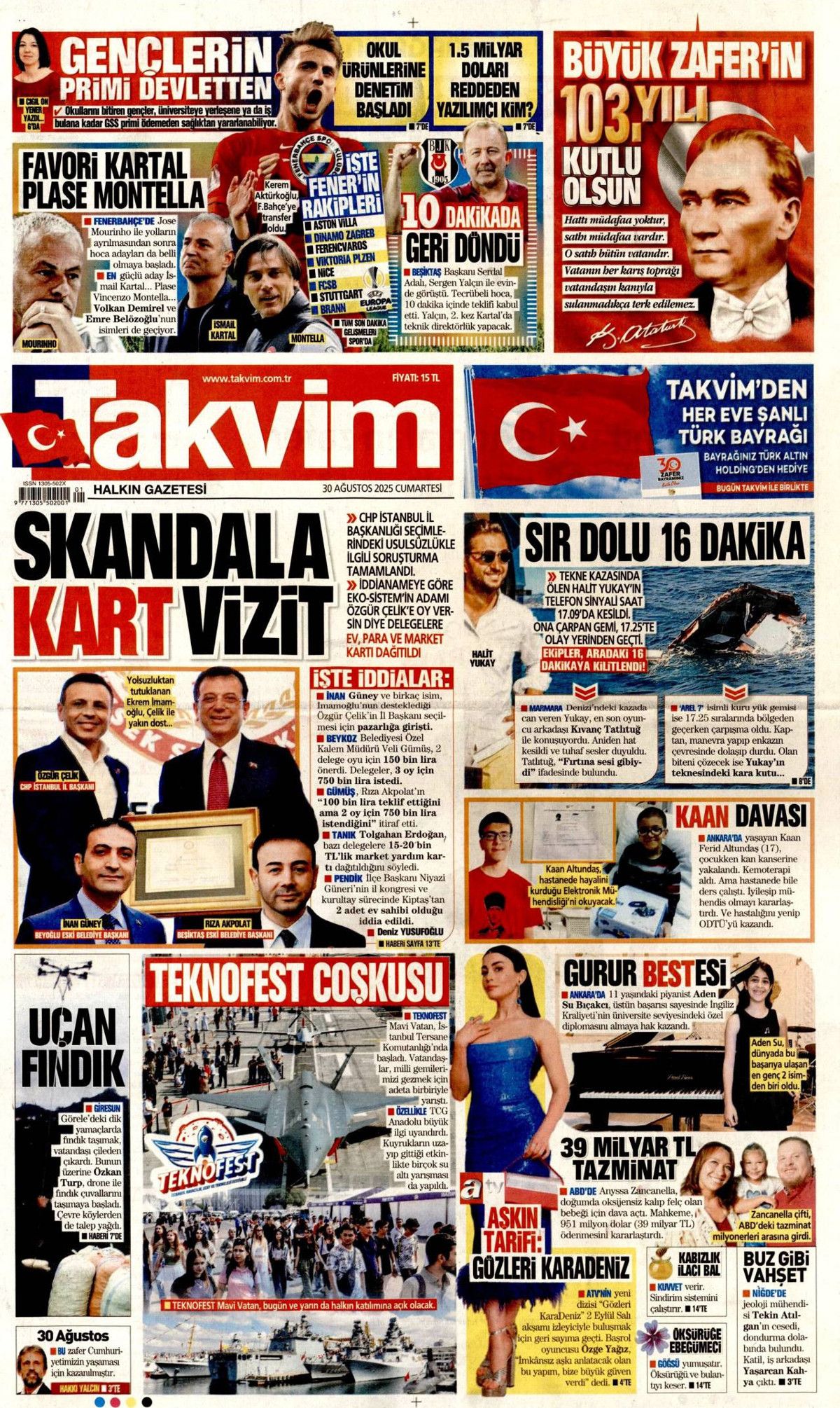 Manşetlerde 30 Ağustos coşkusu: Her adımda tarih yazdı! Büyük zaferin nefes kesen perde arkası... 17