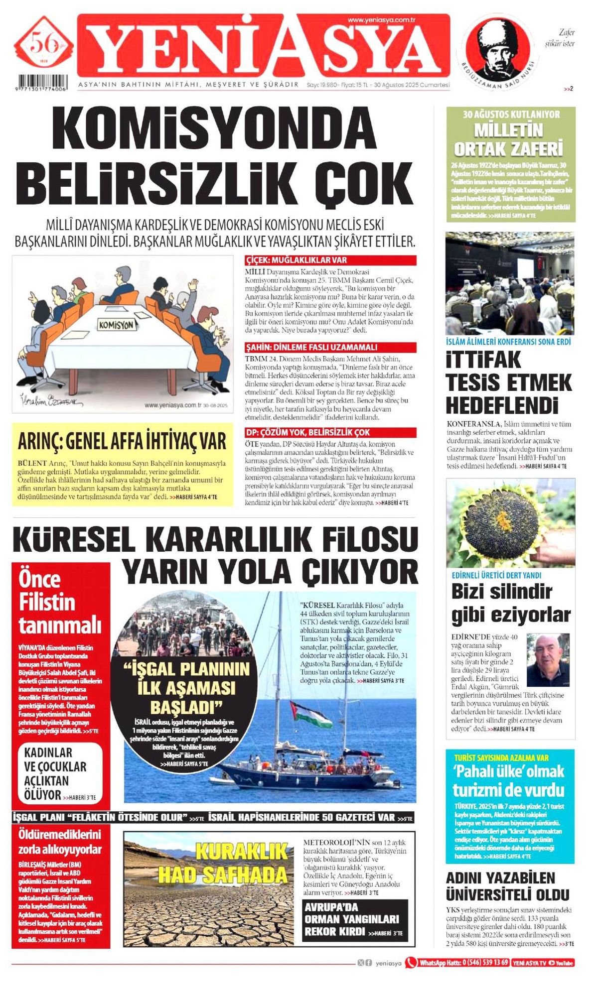 Manşetlerde 30 Ağustos coşkusu: Her adımda tarih yazdı! Büyük zaferin nefes kesen perde arkası... 13