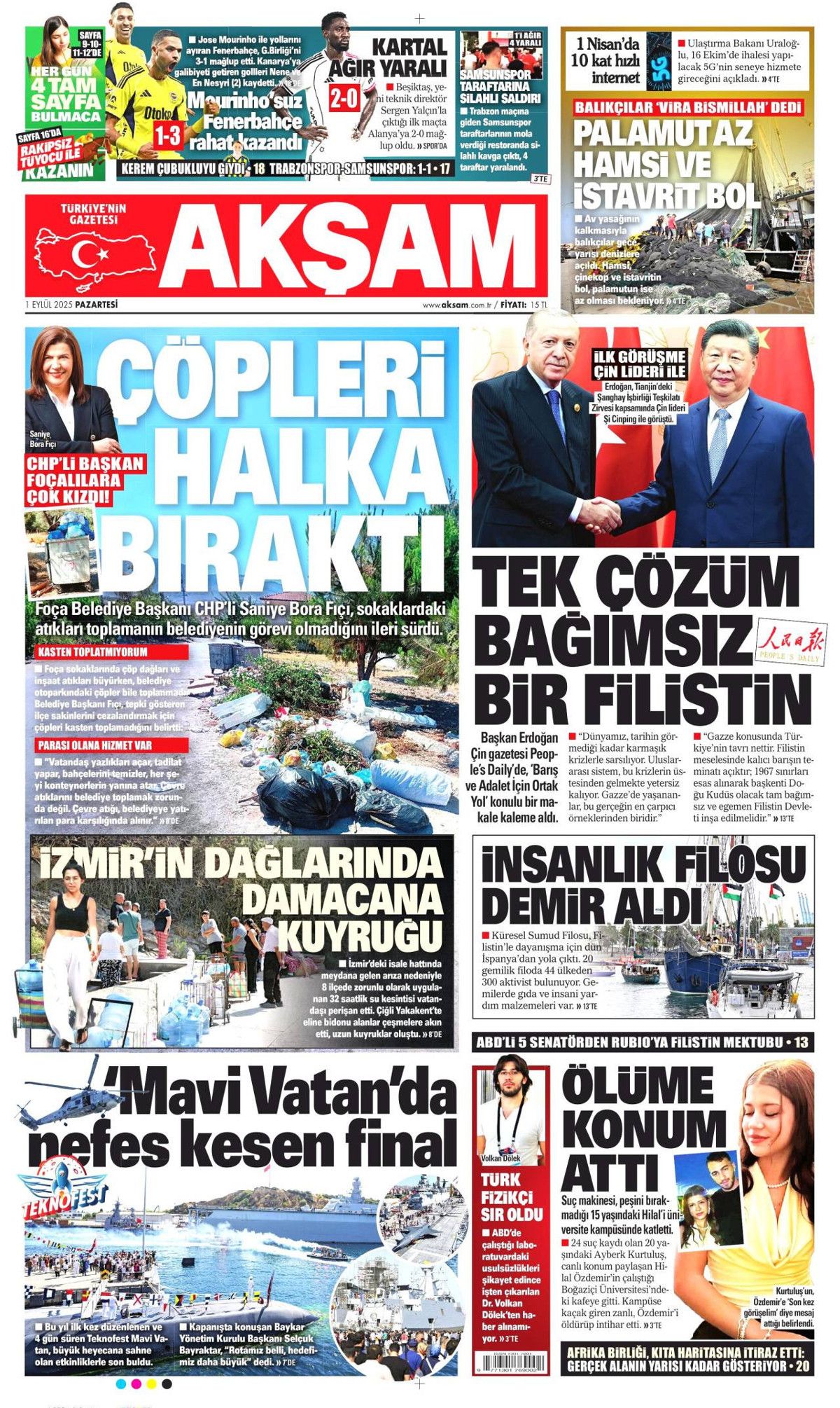 Erdoğan'ın dünyaya barış çağrısı manşetlerde! Barış için ortak yol... 18