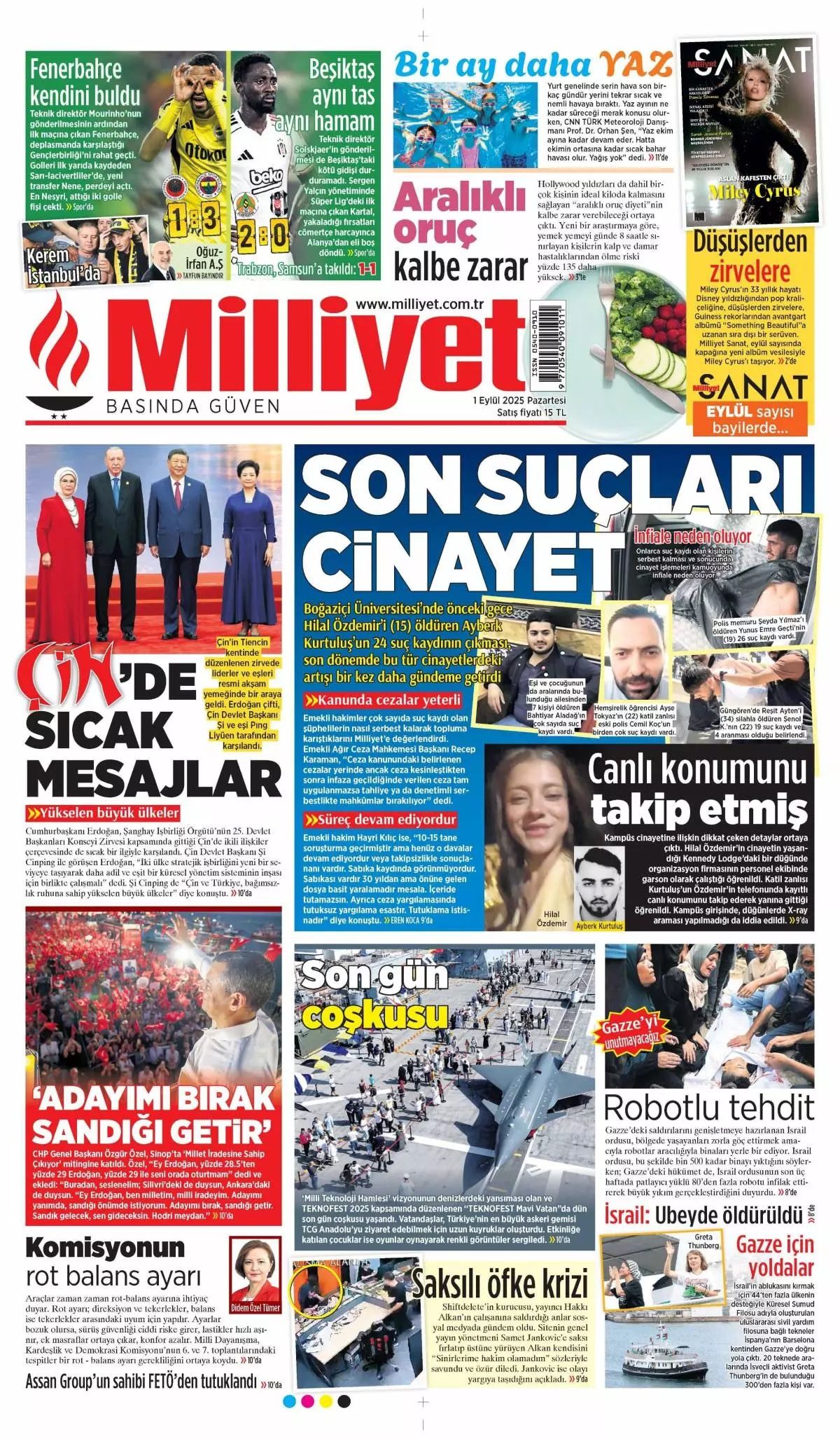 Erdoğan'ın dünyaya barış çağrısı manşetlerde! Barış için ortak yol... 2