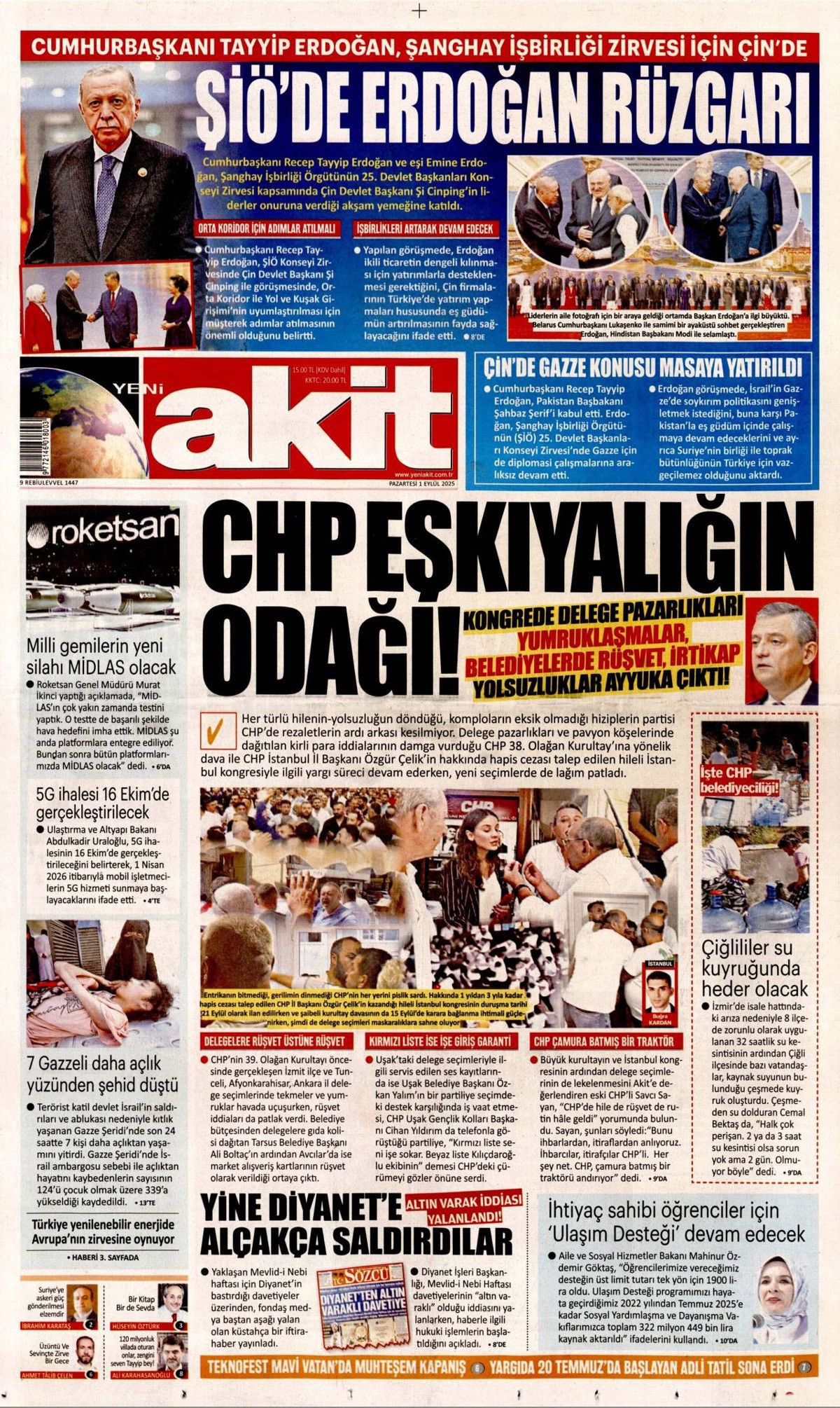 Erdoğan'ın dünyaya barış çağrısı manşetlerde! Barış için ortak yol... 13