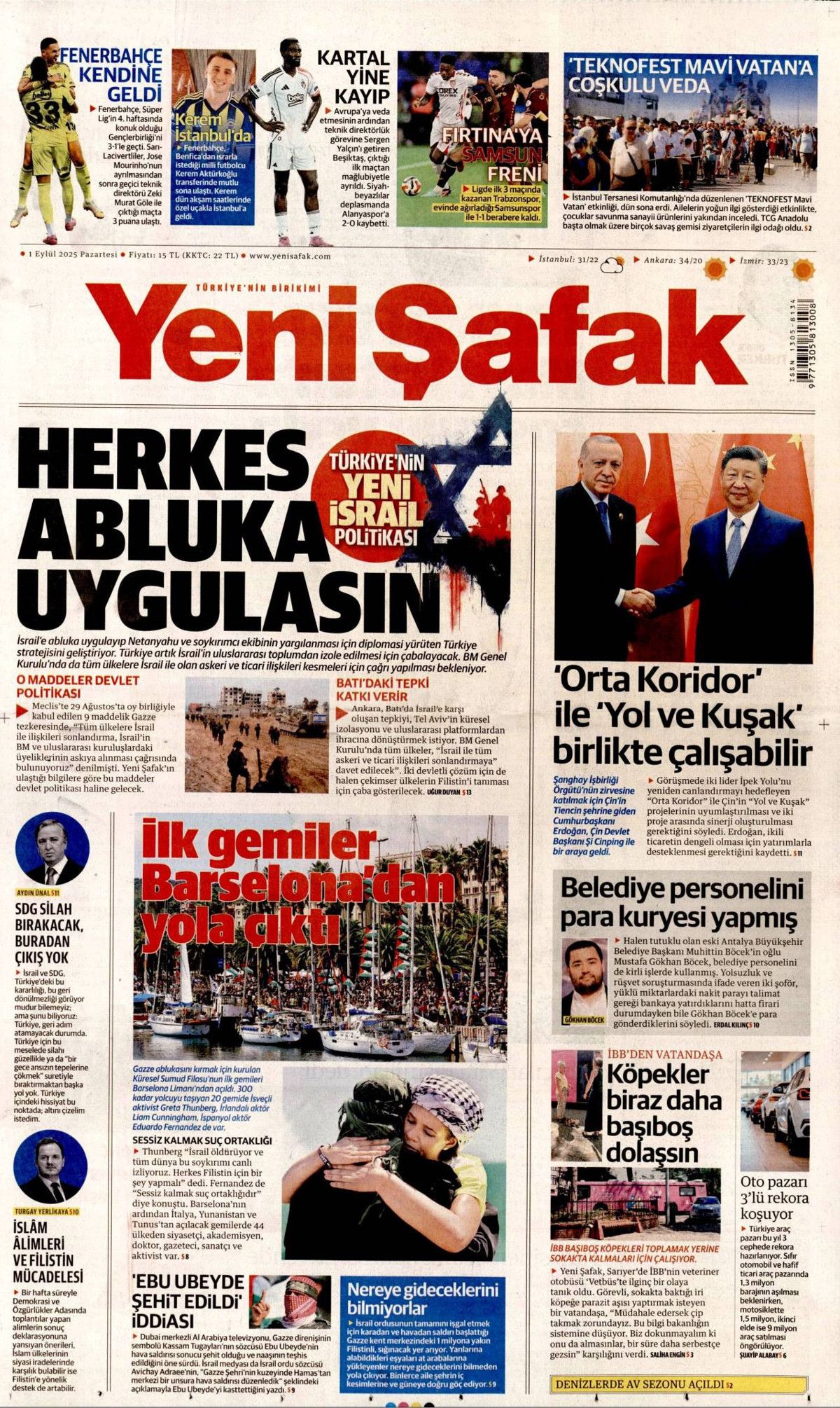 Erdoğan'ın dünyaya barış çağrısı manşetlerde! Barış için ortak yol... 12
