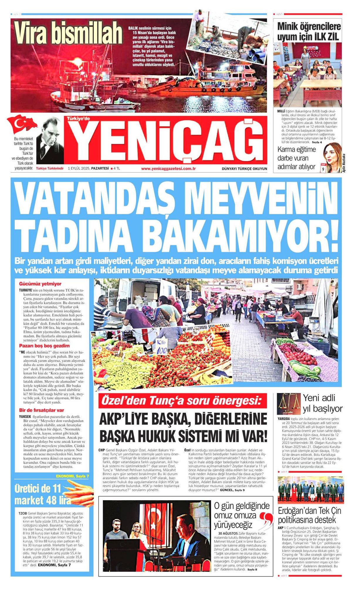 Erdoğan'ın dünyaya barış çağrısı manşetlerde! Barış için ortak yol... 16