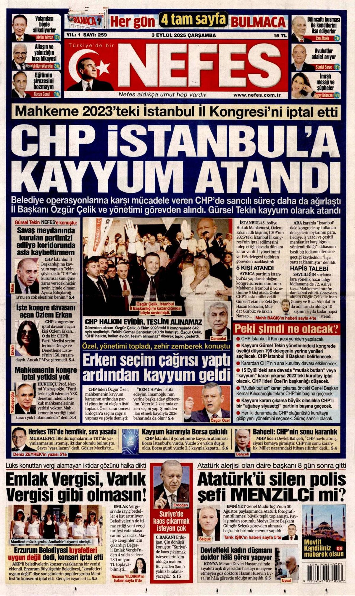 CHP'de İstanbul düğümü! Kongre iptali manşetlerde... Hangi gazete nasıl gördü? 5