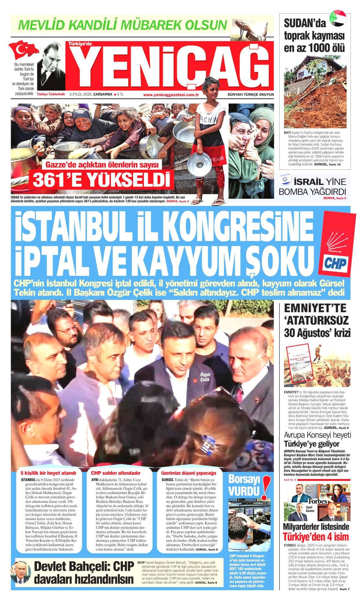 CHP'de İstanbul düğümü! Kongre iptali manşetlerde... Hangi gazete nasıl gördü? 11