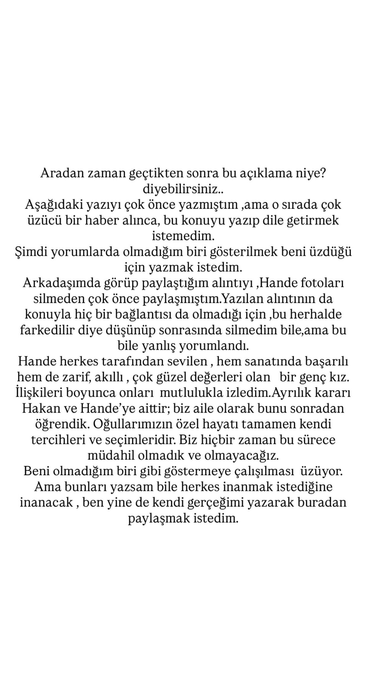 Hande Erçel ile Hakan Sabancı, Arzu Sabancı yüzünden mi ayrıldı? Kayınvalideden açıklama geldi 8