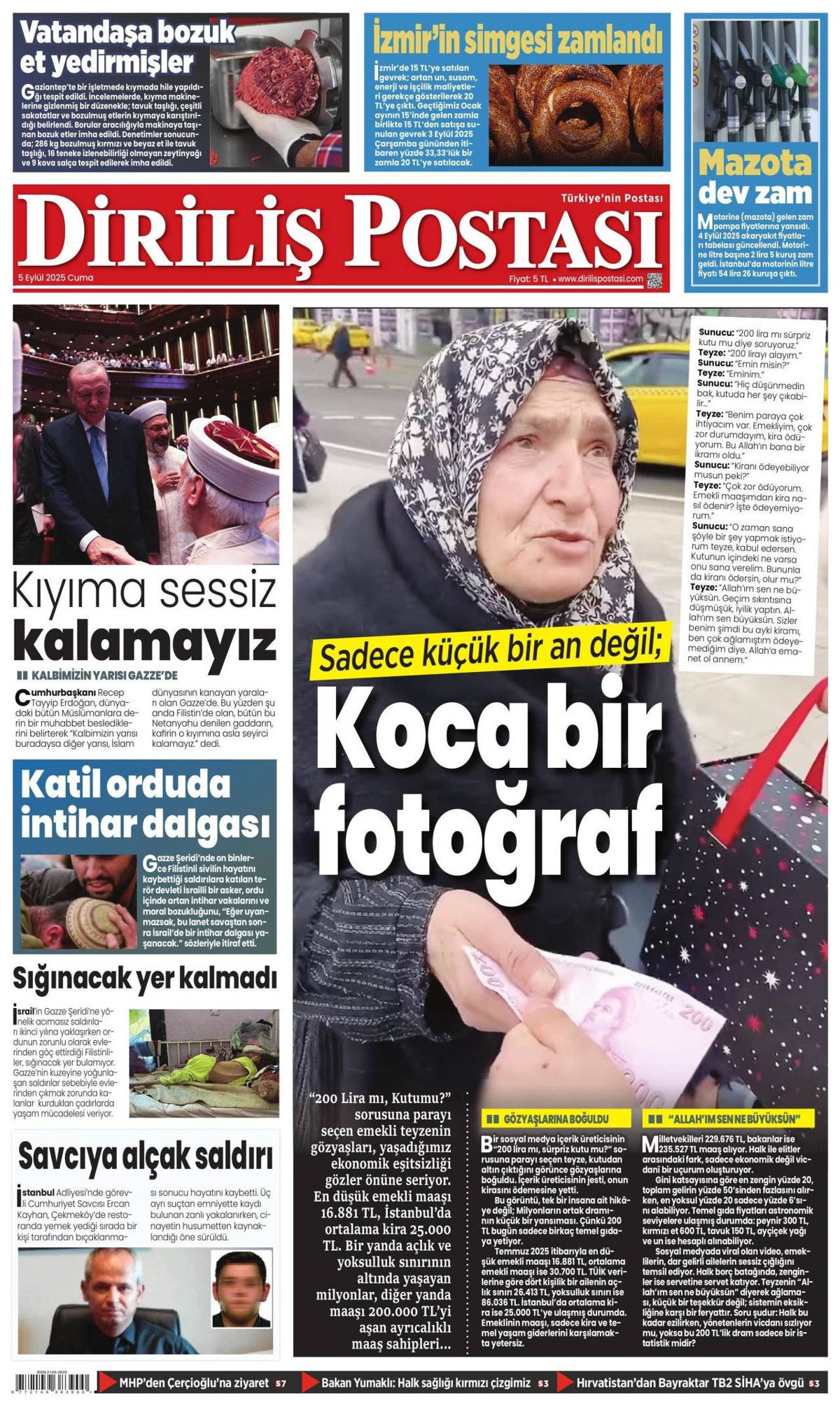 CHP'de 15 Eylül senaryoları: Üç olasılık konuşuluyor! 5 Eylül Cuma gazete manşetleri... 17