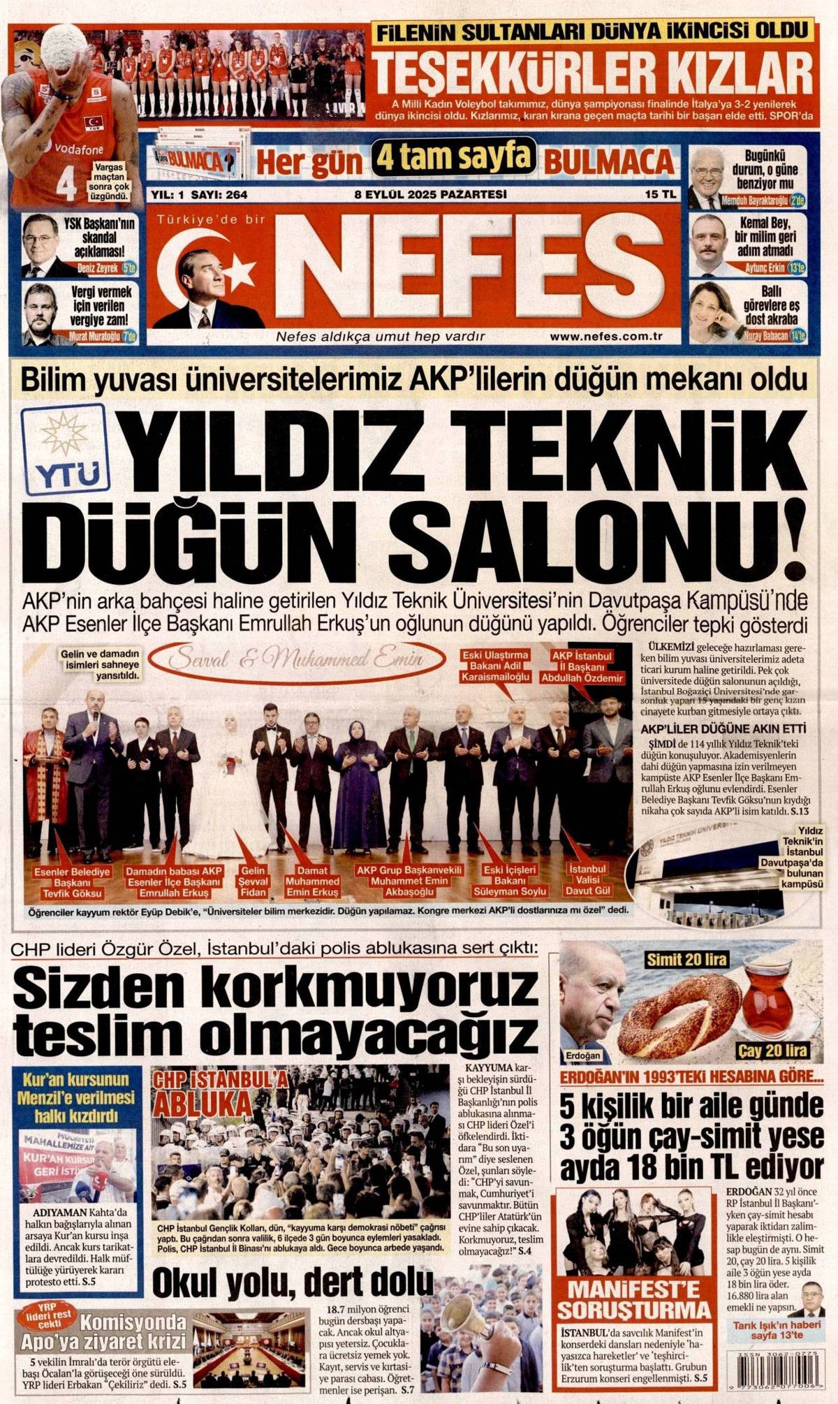 'Savunma'mız her ülkenin dilinde! Uçan karakol dünya starı ... 8 Eylül Pazartesi gazete manşetleri! 4