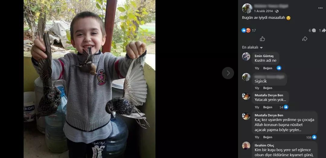 Polis katili işte böyle yetişmiş! Babasının paylaşımları tüyler ürpertti: Elinde silah, ağzında ölü kuş! 5