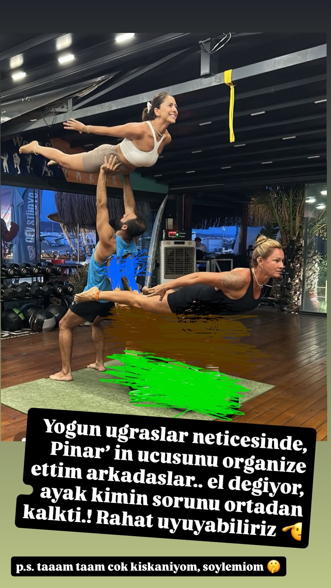 Yağmur Atacan, Pınar Altuğ'un yoga anlarını paylaştı! O sözlerle eleştirileri tiye aldı 3