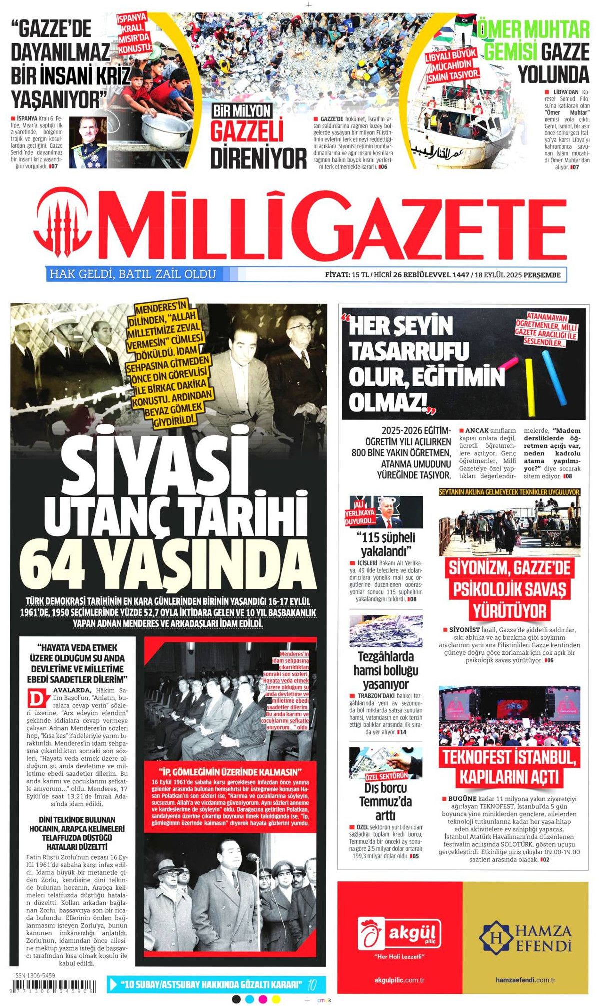 Netanyahu çıldırıyor... Kudüs'te ferman, Gazze'de tapu bizde! Erdoğan'ın "Kudüs'teki hakkımızdan vazgeçmeyiz" sözleri manşetlerde... 14