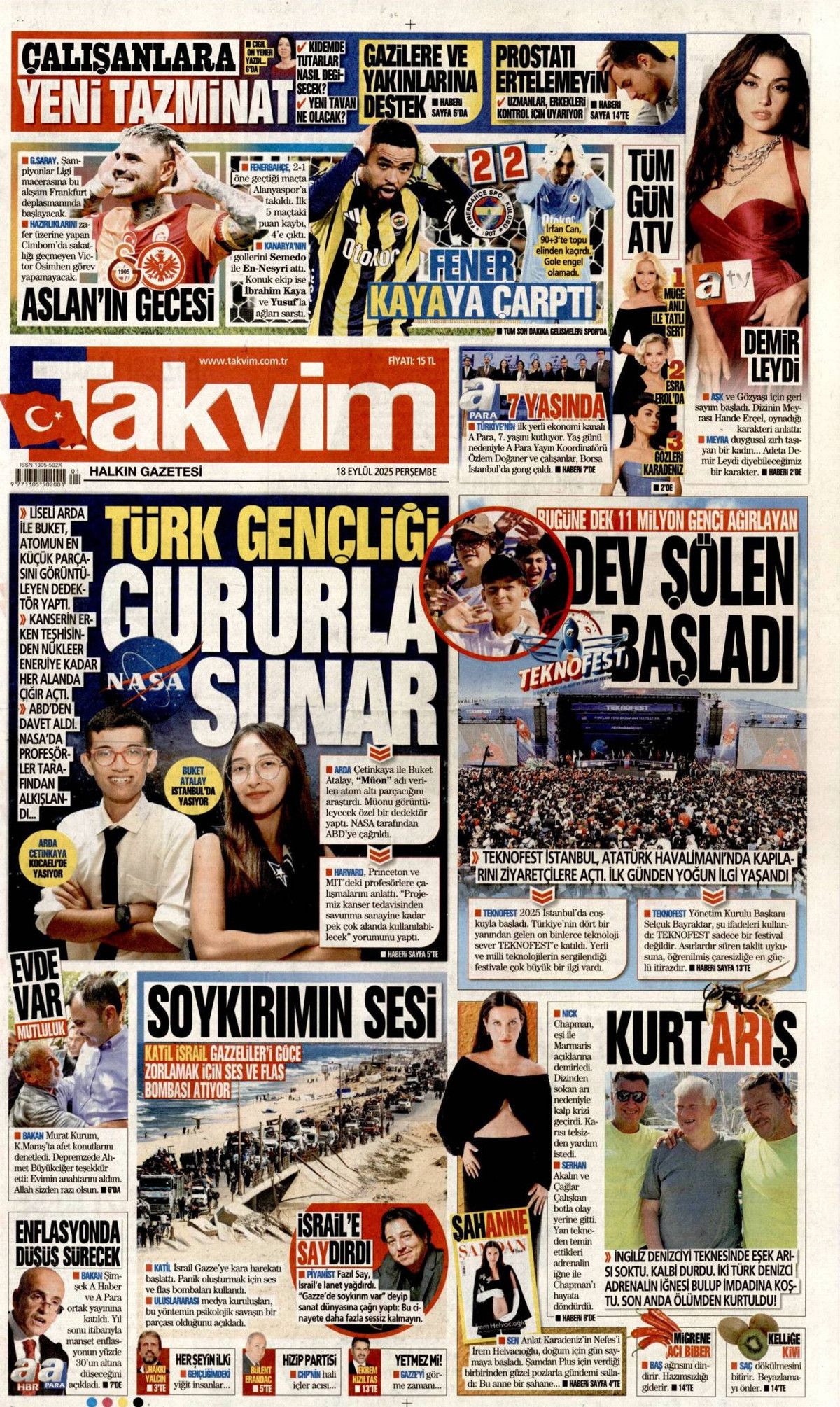 Netanyahu çıldırıyor... Kudüs'te ferman, Gazze'de tapu bizde! Erdoğan'ın "Kudüs'teki hakkımızdan vazgeçmeyiz" sözleri manşetlerde... 17