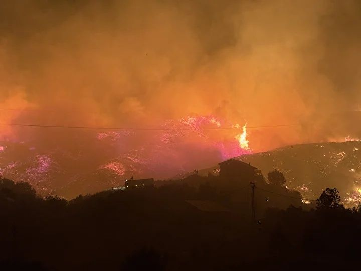 Alevler ev ve seralara sıçradı! Mahalleler boşaltıldı... Antalya, Aydın ve Muğla’da orman yangınları! Alevlere karşı canhıraş mücadele... 6