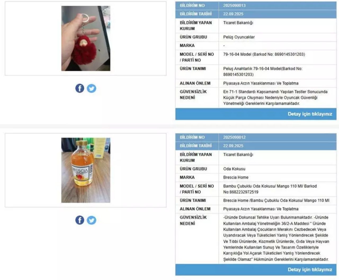 Ticaret Bakanlığı listeyi güncelledi! Bir oyuncak ve bir oda parfümünün satışı yasaklandı 5