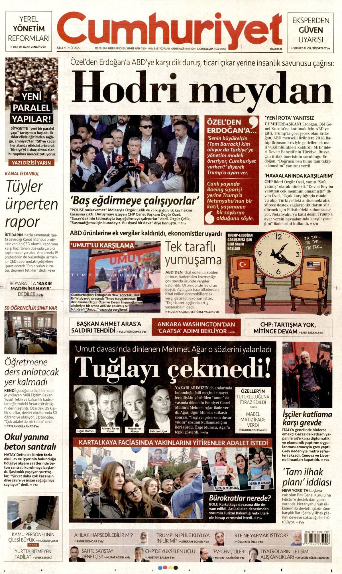 Filistin davası dünyaya mal oldu! Cumhurbaşkanı Erdoğan'ın tarihi BM konuşması manşetlerde! 9