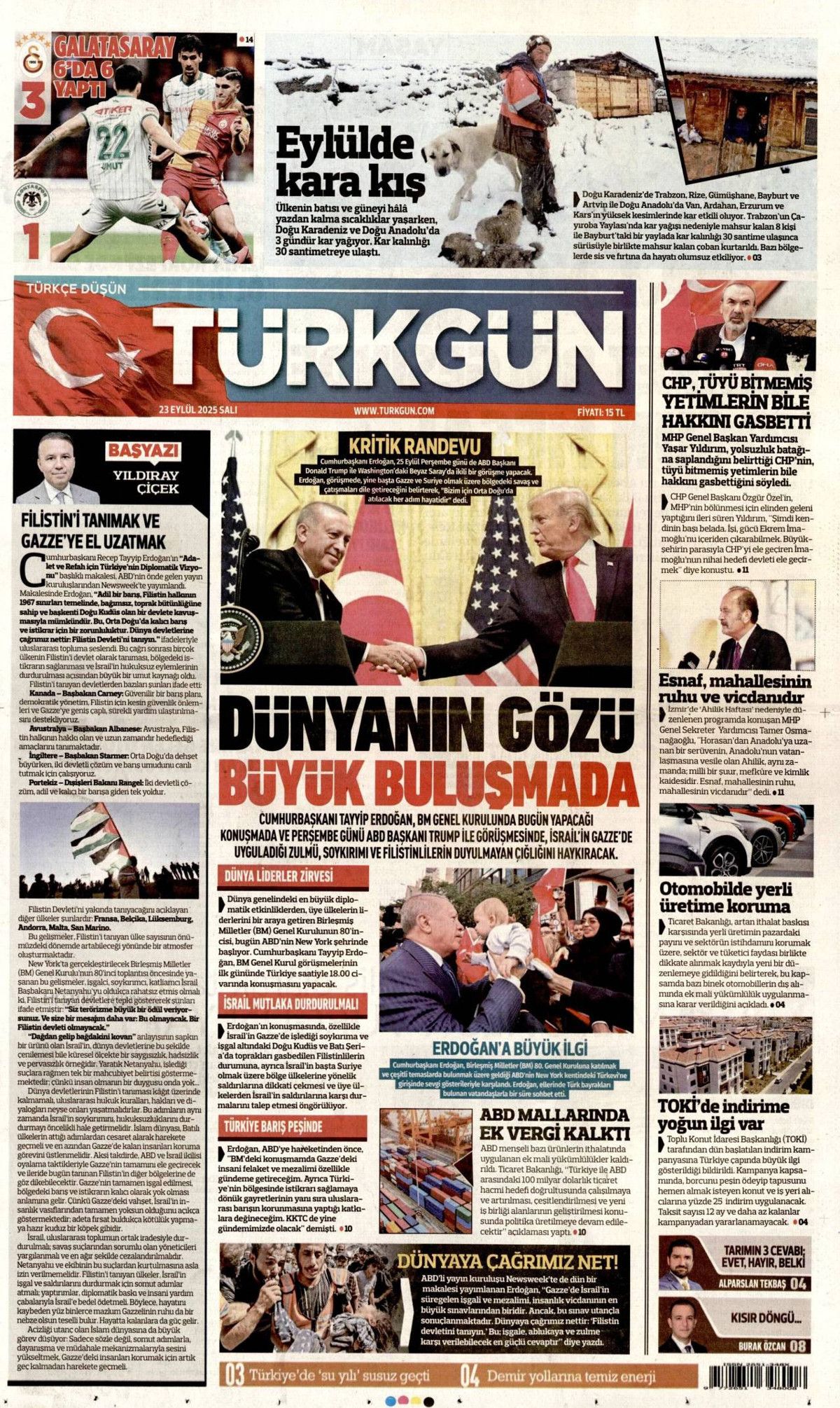 Filistin davası dünyaya mal oldu! Cumhurbaşkanı Erdoğan'ın tarihi BM konuşması manşetlerde! 8