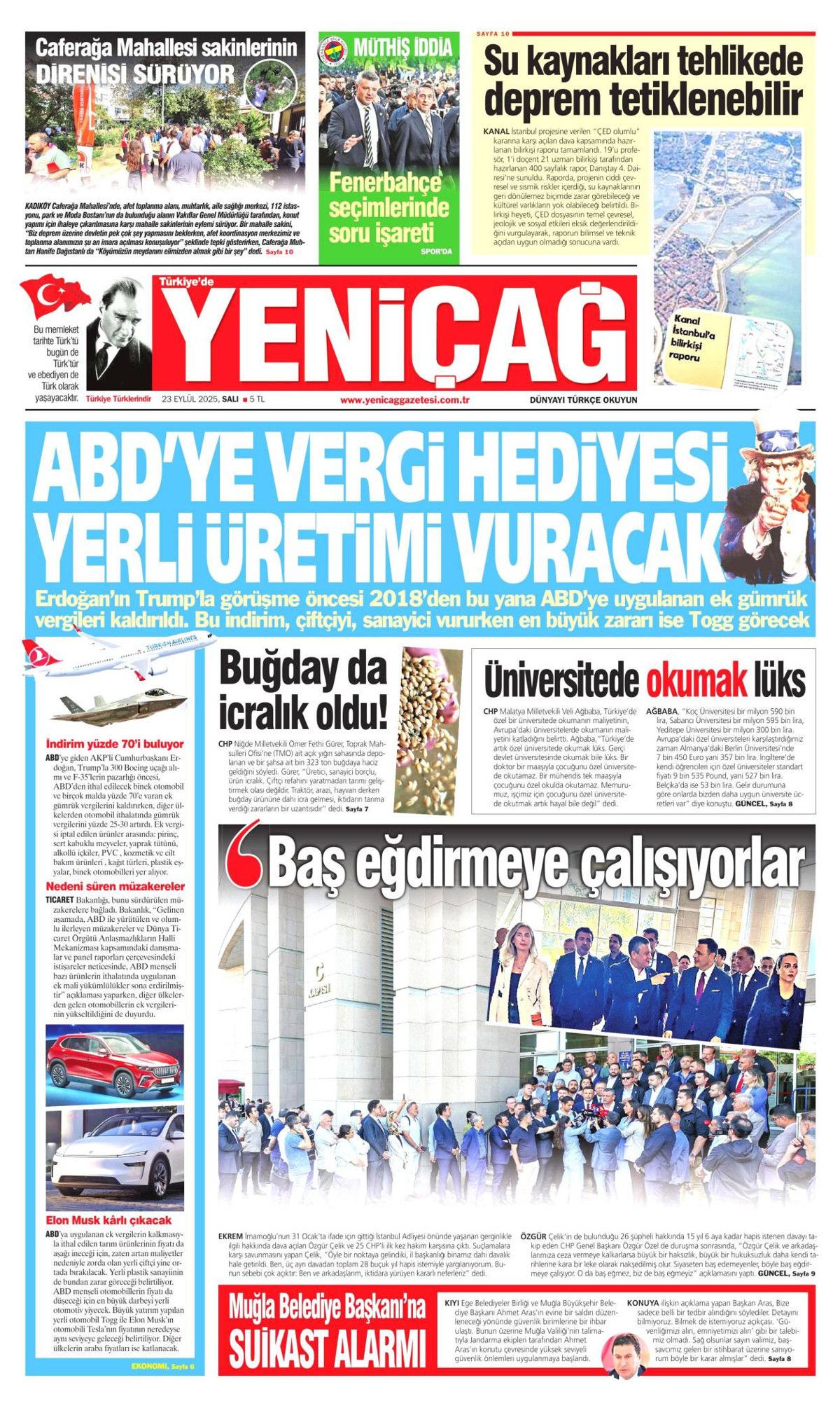Filistin davası dünyaya mal oldu! Cumhurbaşkanı Erdoğan'ın tarihi BM konuşması manşetlerde! 10