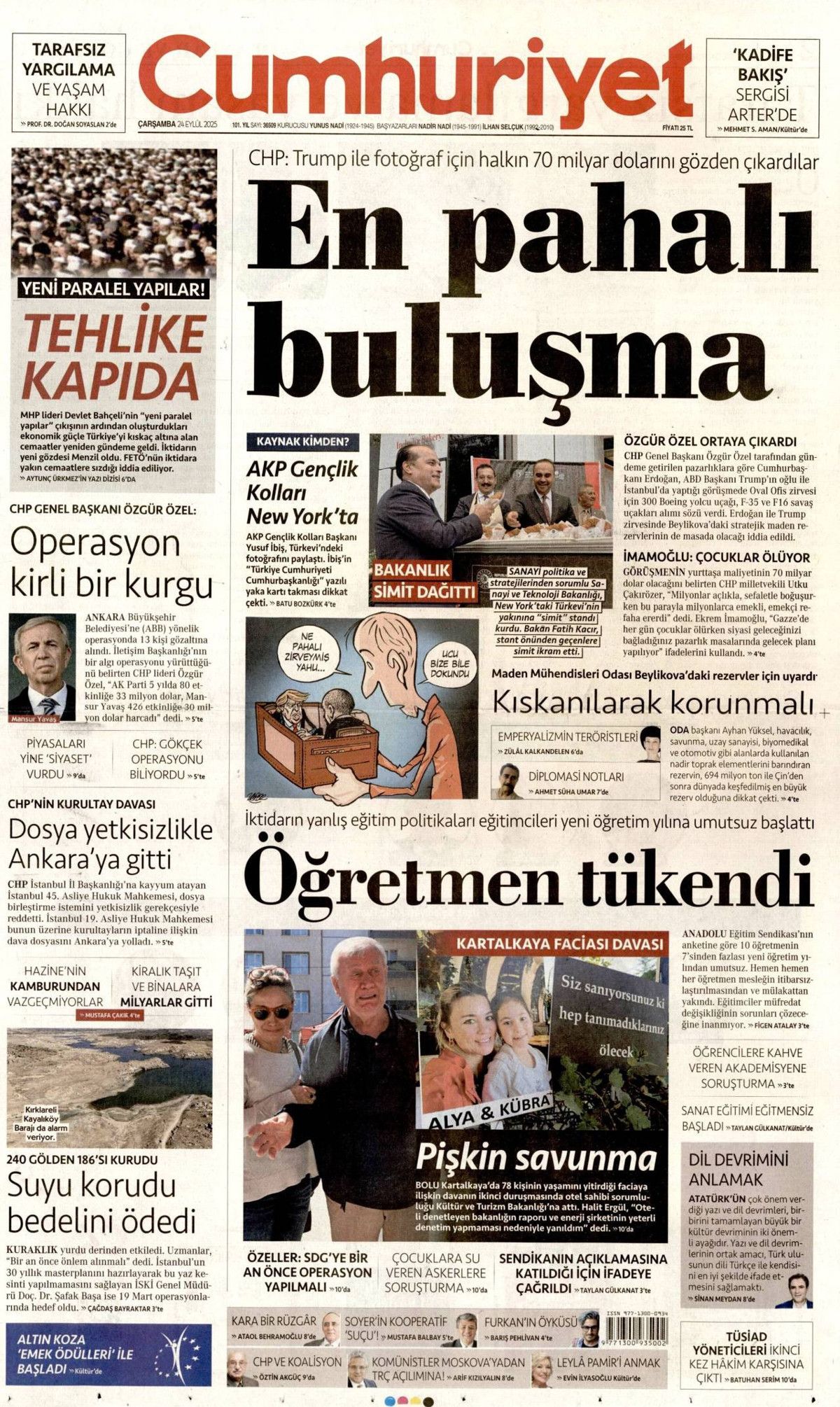 Hangi vicdan buna dayanır? Cumhurbaşkanı Erdoğan'ın tarihi BM konuşması manşetlerde! Hangi gazete nasıl gördü? 5