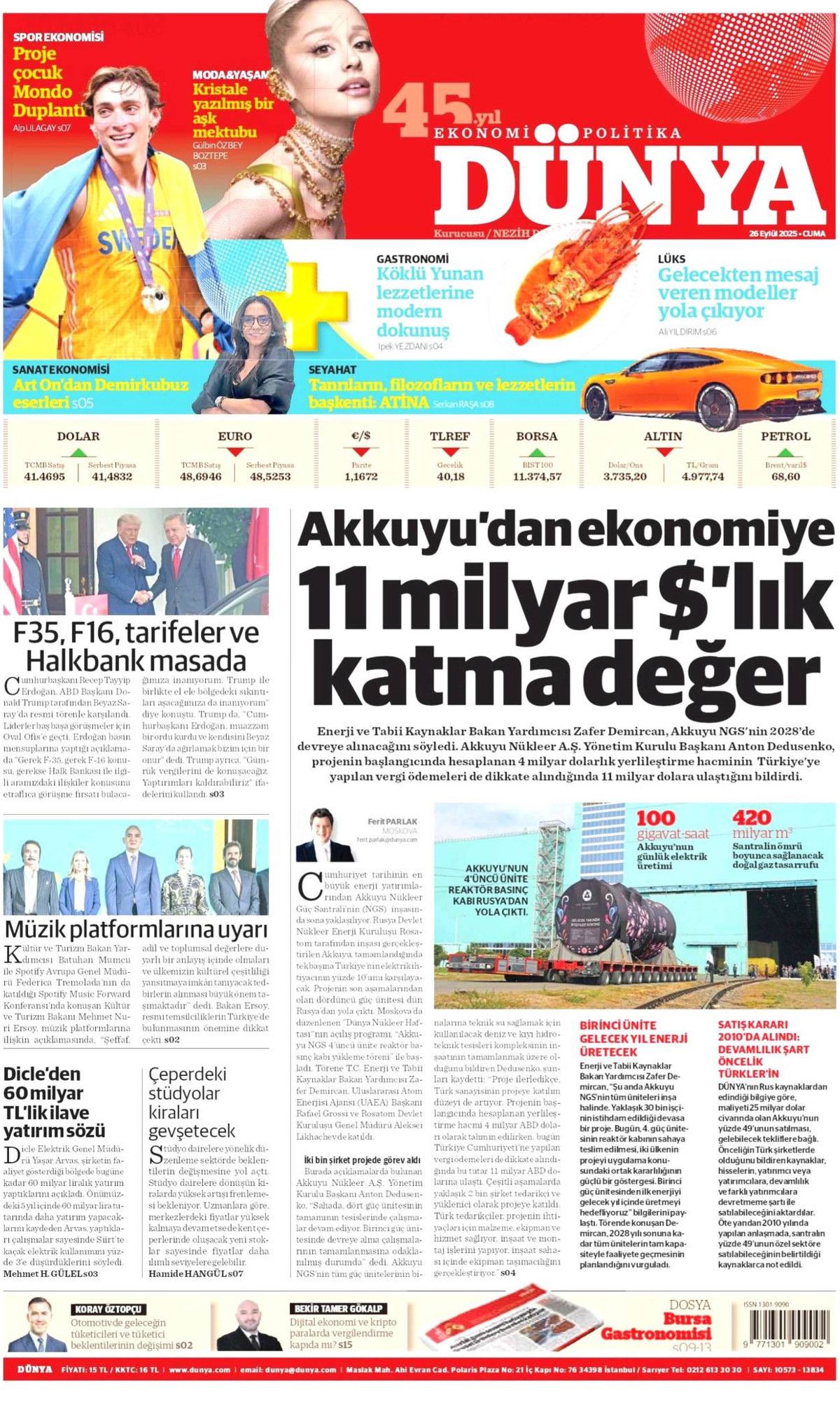 Sıcak mesajlar, sıkı pazarlık! Erdoğan, 6 yıl sonra  Beyaz Saray'da övgülerle karşılandı... Erdoğan-Trump görüşmesi manşetlerde! 19