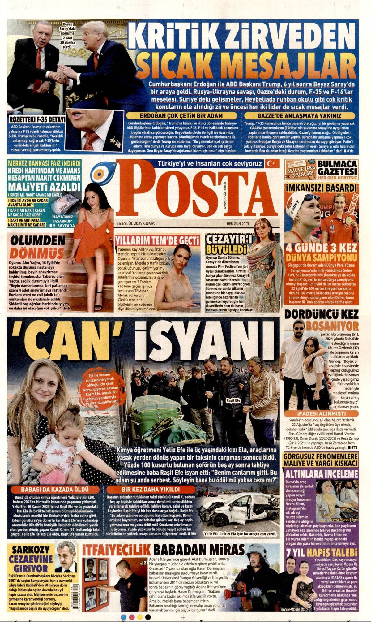 Sıcak mesajlar, sıkı pazarlık! Erdoğan, 6 yıl sonra  Beyaz Saray'da övgülerle karşılandı... Erdoğan-Trump görüşmesi manşetlerde! 16