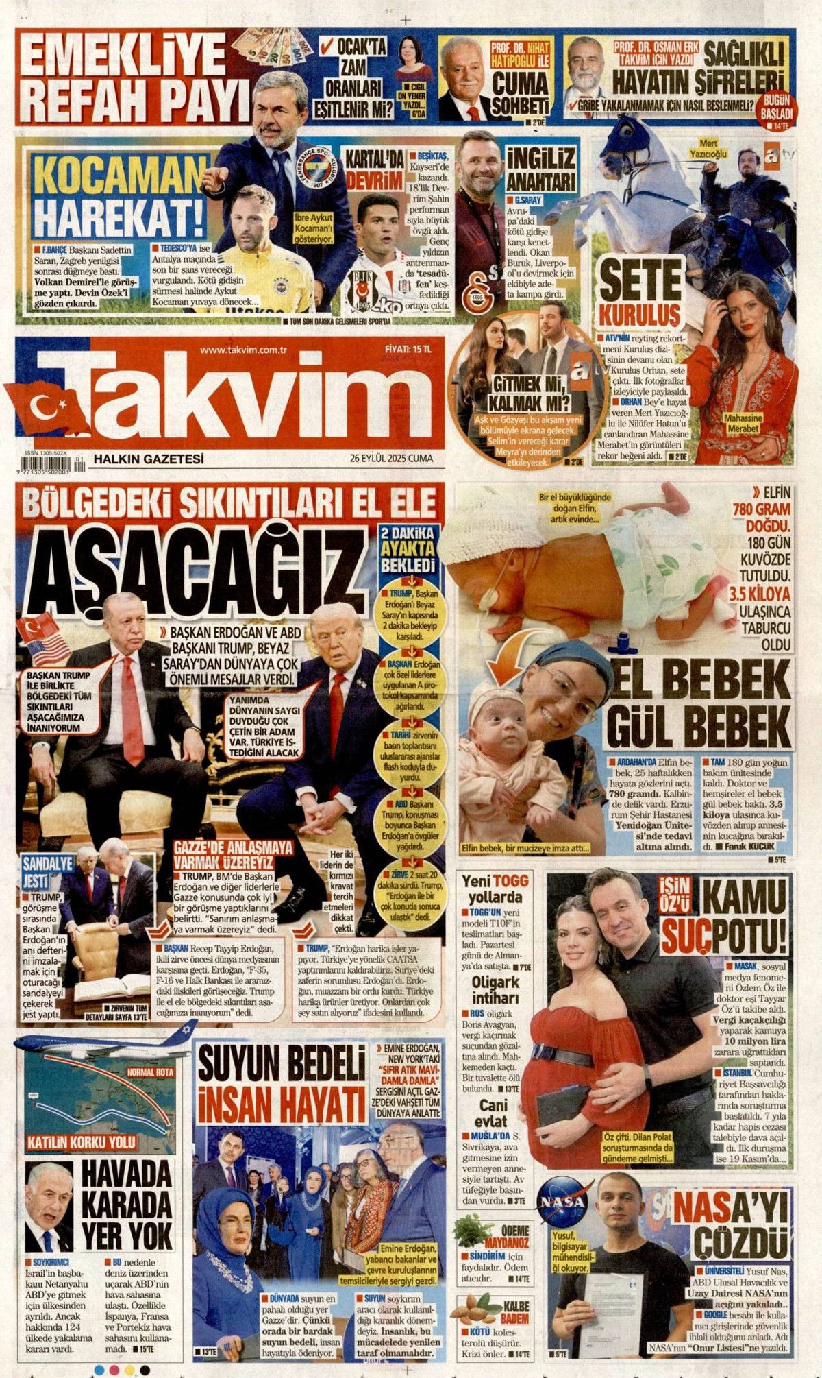 Sıcak mesajlar, sıkı pazarlık! Erdoğan, 6 yıl sonra  Beyaz Saray'da övgülerle karşılandı... Erdoğan-Trump görüşmesi manşetlerde! 17