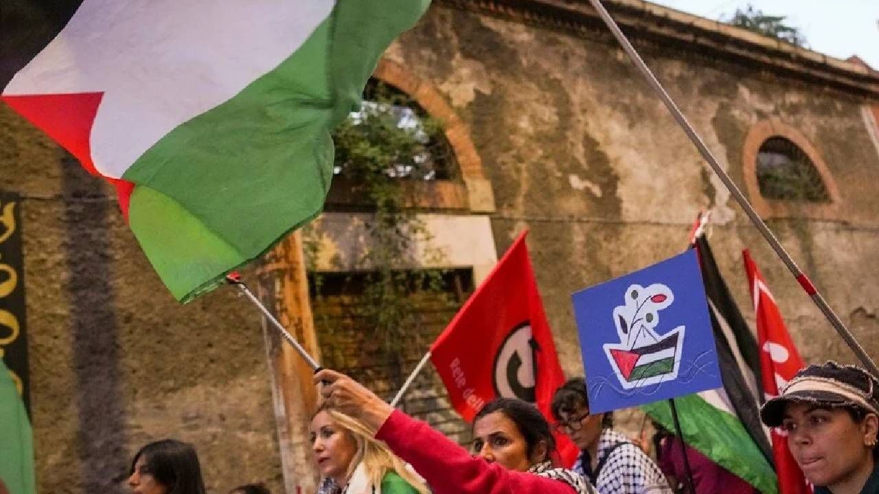 İsrail’e silah yok! Cenova’dan Roma’ya: İtalya’da Filistin İçin büyük protesto 4