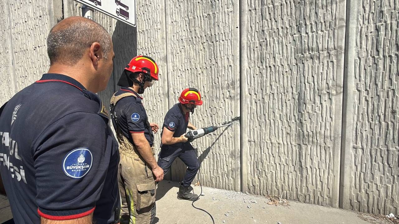 Duvar arası kabusu! Mahsur kaldı, 6 saat süren operasyonla kurtarıldı 3