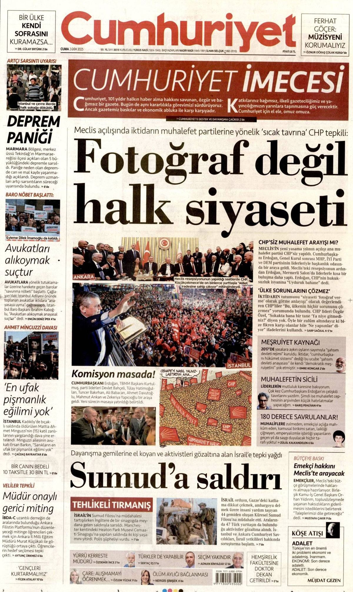 Surda ilk gedik açıldı! Sumud Filosu manşetlerde! Gazze'ye 9 mil yaklaştılar... 6