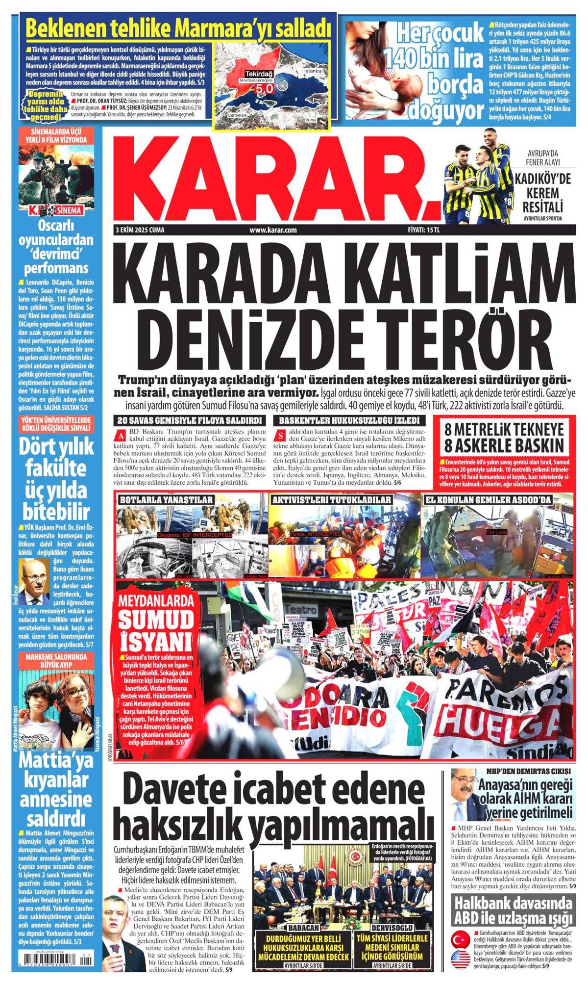 Surda ilk gedik açıldı! Sumud Filosu manşetlerde! Gazze'ye 9 mil yaklaştılar... 13